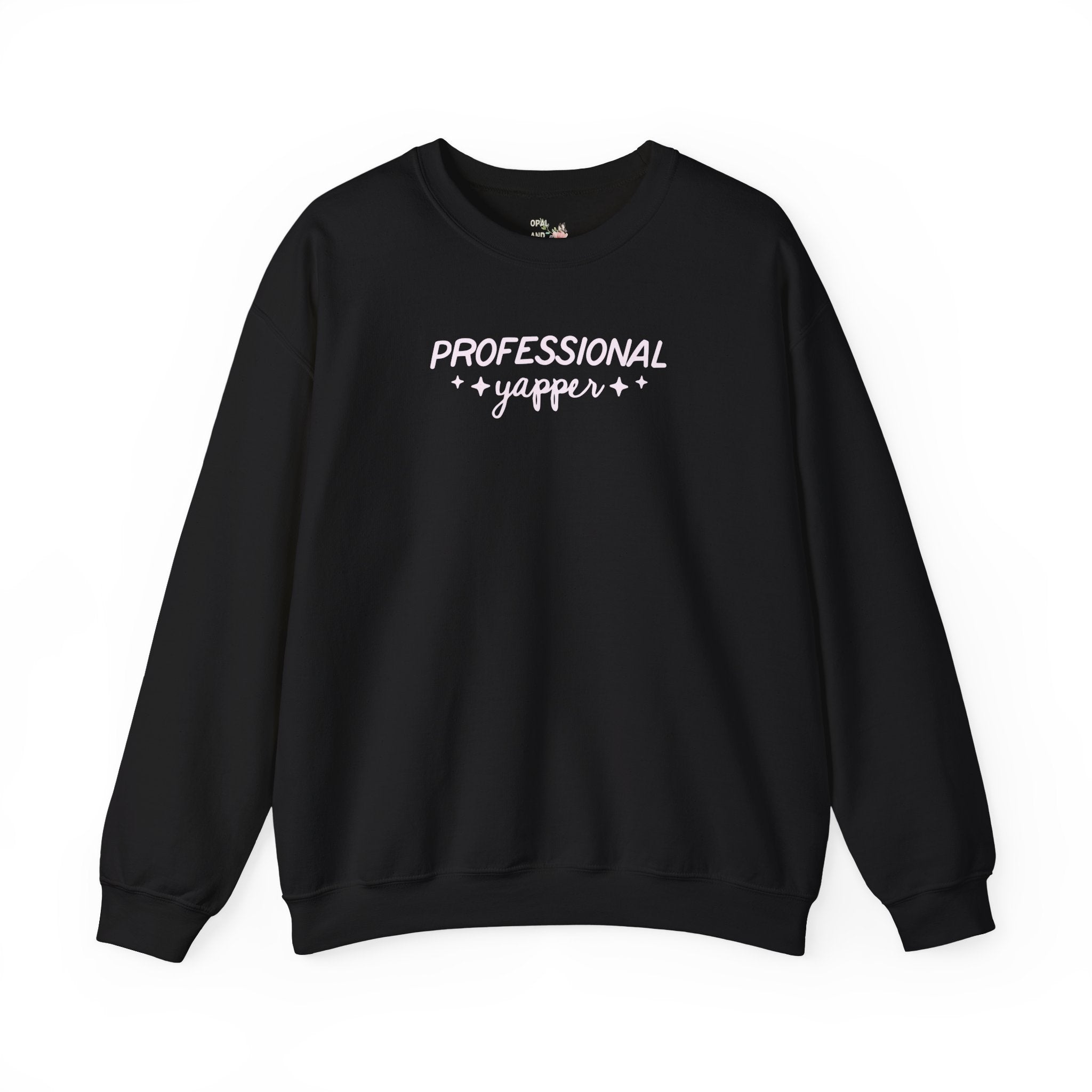 Speech Language Pathologist Sweatshirt, Cute Y2K Early 2000s Aesthetic: Professional Yapper, Funny Saying Speech Teacher Appreciation Tee - Opal and June