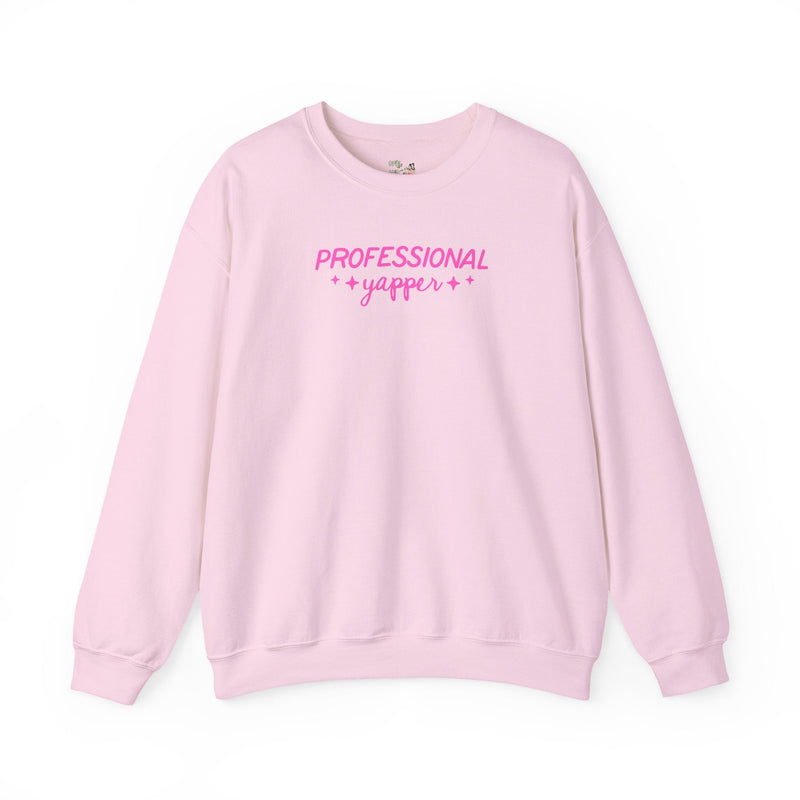 Speech Language Pathologist Sweatshirt, Cute Y2K Early 2000s Aesthetic: Professional Yapper, Funny Saying Speech Teacher Appreciation Tee - Opal and June