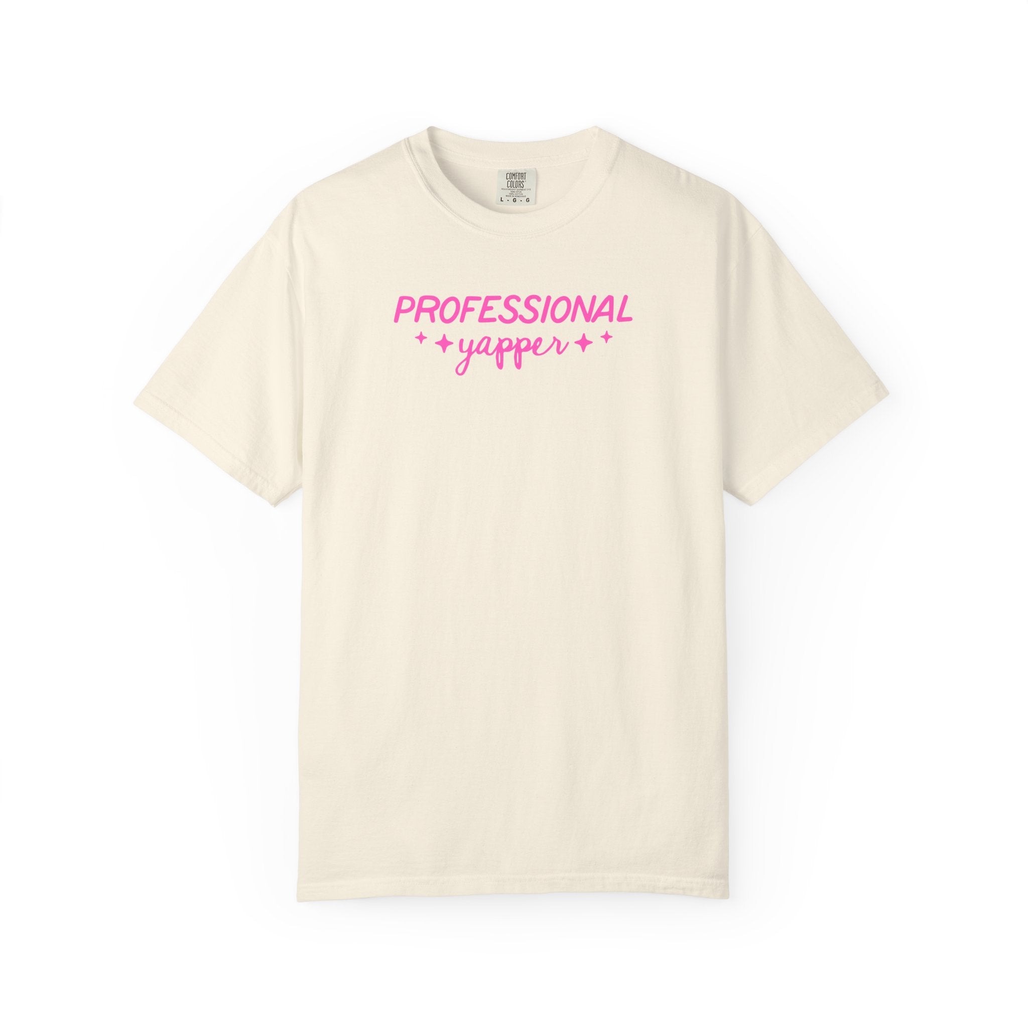 Speech Language Pathologist Tee Shirt with Cute Y2K Early 2000s Aesthetic: Professional Yapper, Funny Saying Speech Teacher Appreciation Tee - Opal and June
