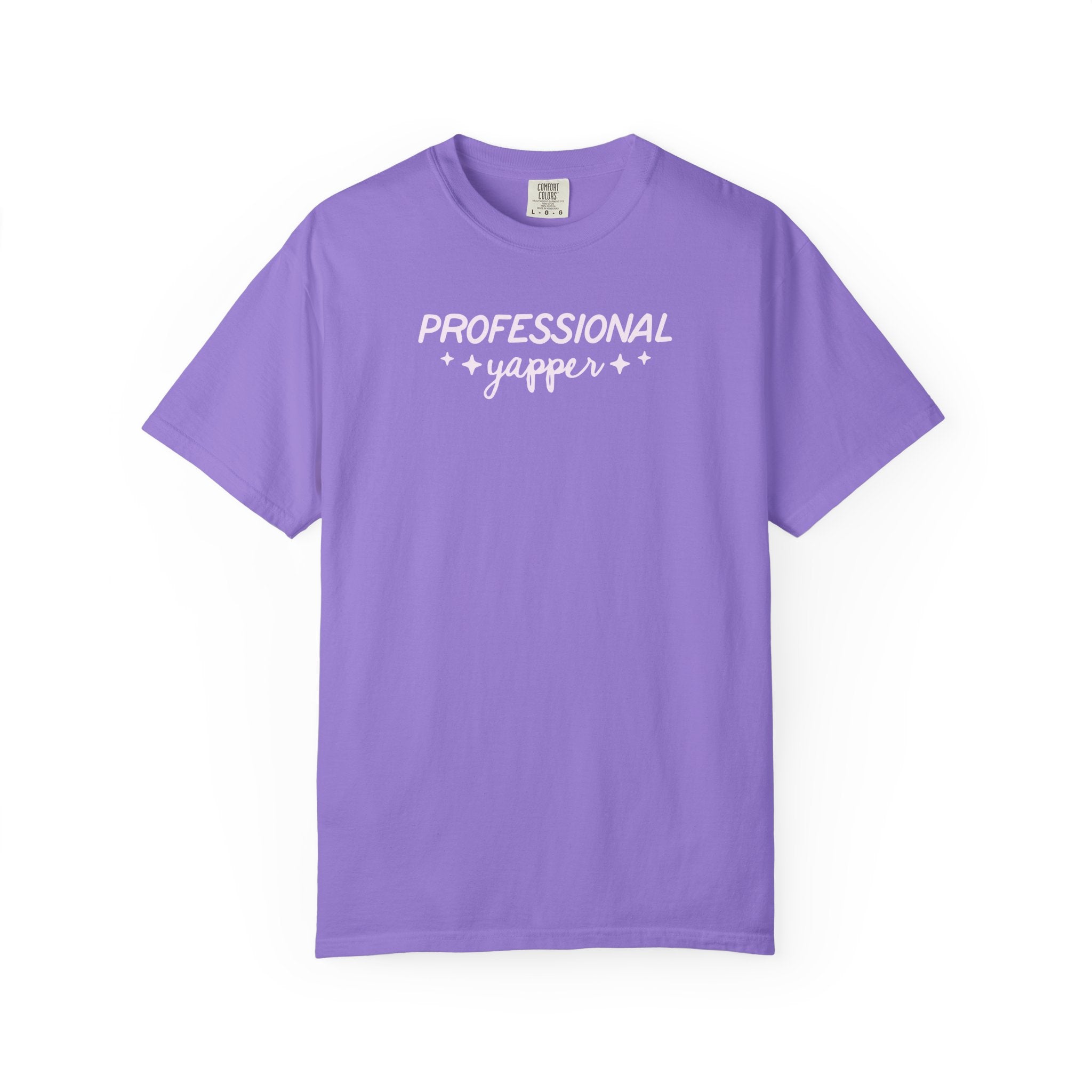 Speech Language Pathologist Tee Shirt with Cute Y2K Early 2000s Aesthetic: Professional Yapper, Funny Saying Speech Teacher Appreciation Tee - Opal and June