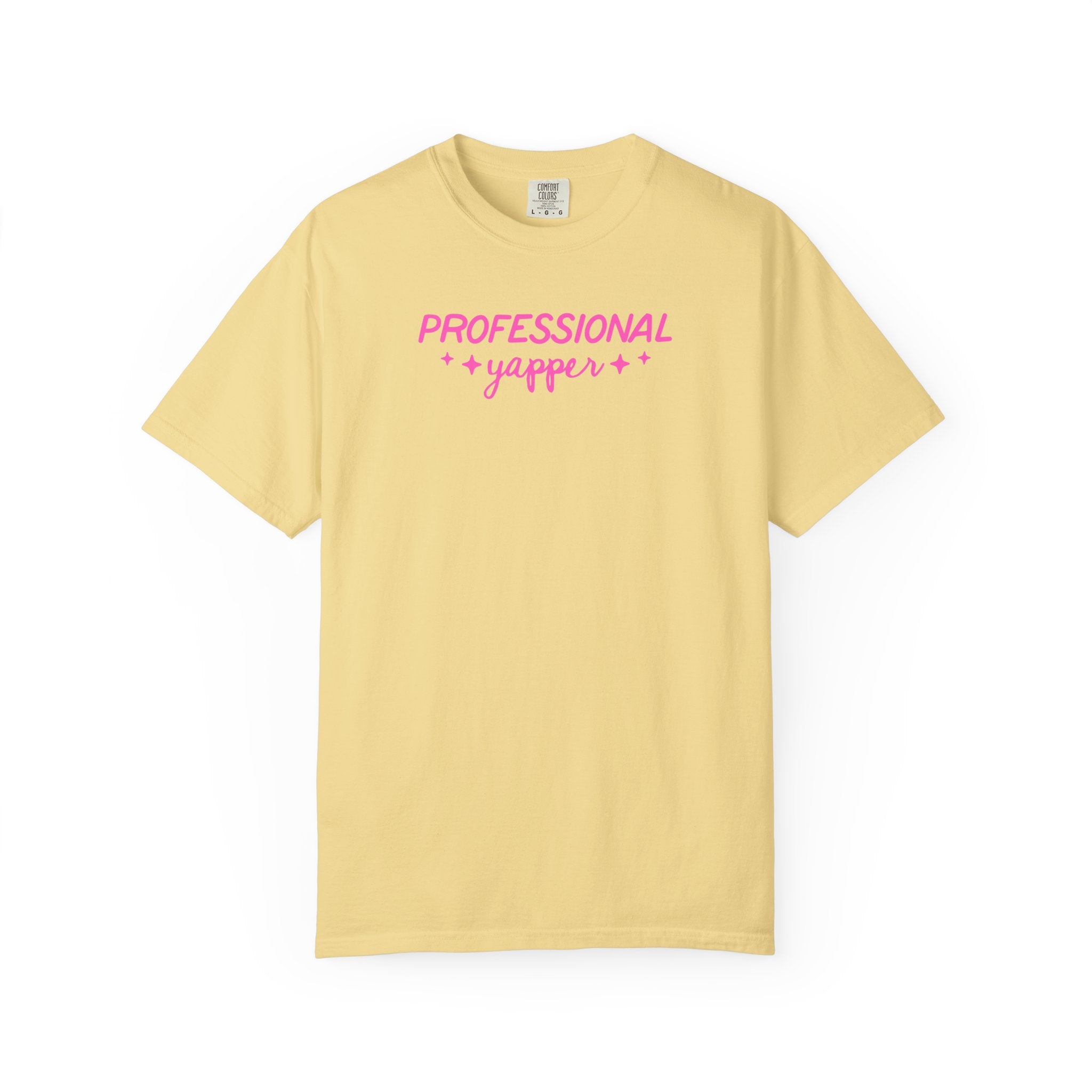 Speech Language Pathologist Tee Shirt with Cute Y2K Early 2000s Aesthetic: Professional Yapper, Funny Saying Speech Teacher Appreciation Tee - Opal and June