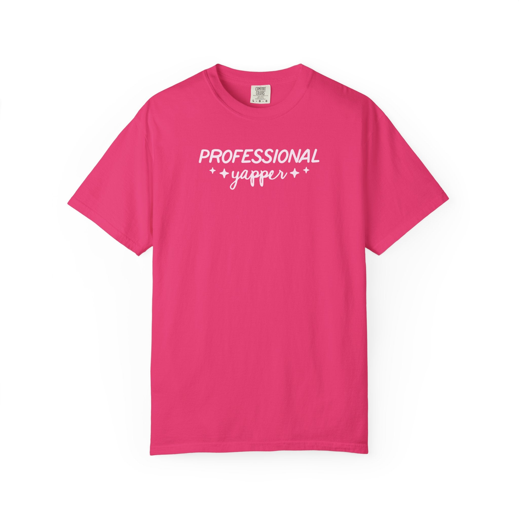 Speech Language Pathologist Tee Shirt with Cute Y2K Early 2000s Aesthetic: Professional Yapper, Funny Saying Speech Teacher Appreciation Tee - Opal and June