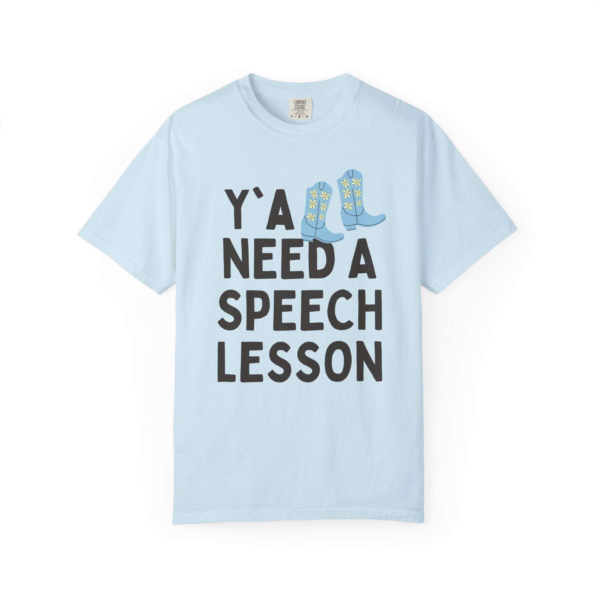 Speech Teacher Tee Shirt for Speech Therapist, Funny Saying Western Aesthetic T-Shirt for Speech Language Pathologist, Silly SLP Major Tee - Opal and June