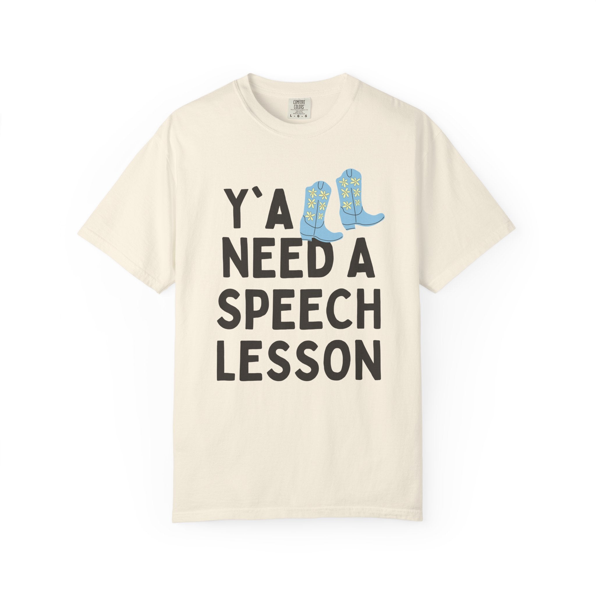 Speech Teacher Tee Shirt for Speech Therapist, Funny Saying Western Aesthetic T-Shirt for Speech Language Pathologist, Silly SLP Major Tee - Opal and June