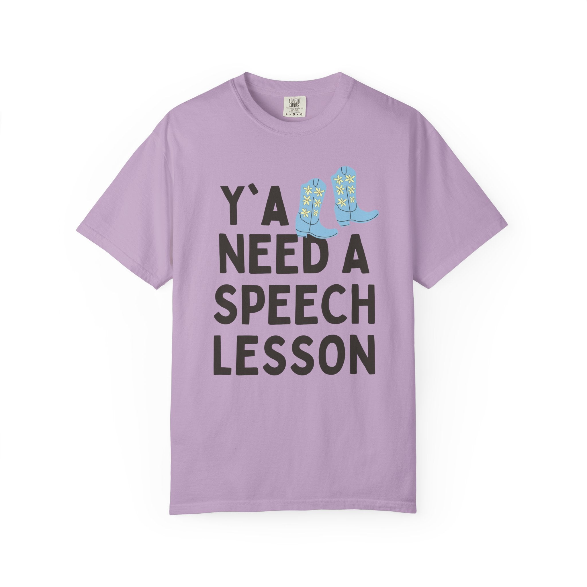 Speech Teacher Tee Shirt for Speech Therapist, Funny Saying Western Aesthetic T-Shirt for Speech Language Pathologist, Silly SLP Major Tee - Opal and June