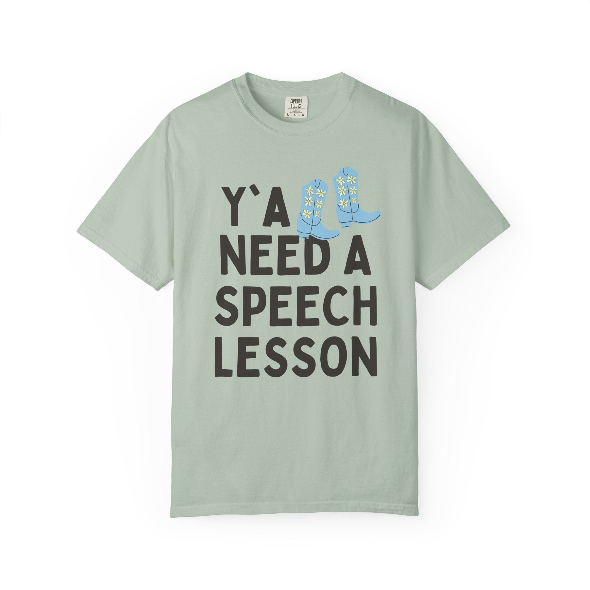 Speech Teacher Tee Shirt for Speech Therapist, Funny Saying Western Aesthetic T-Shirt for Speech Language Pathologist, Silly SLP Major Tee - Opal and June