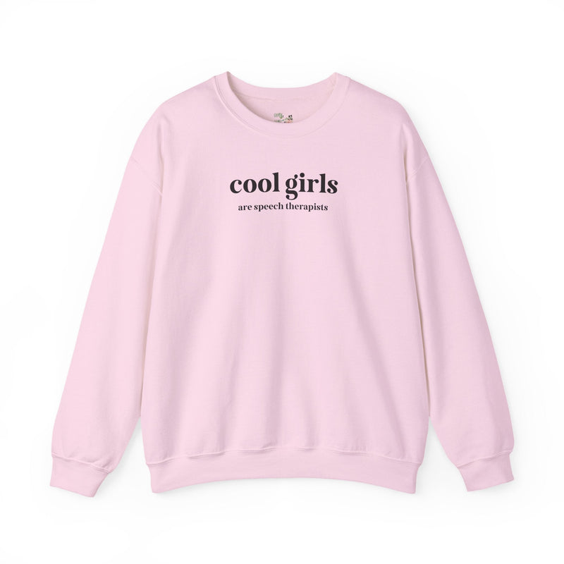 Speech Therapist Gift for Speech and Language Pathology Major, Graduation Gift, Cool Girls Are Speech Therapists, Funny Saying Sweatshirt - Opal and June