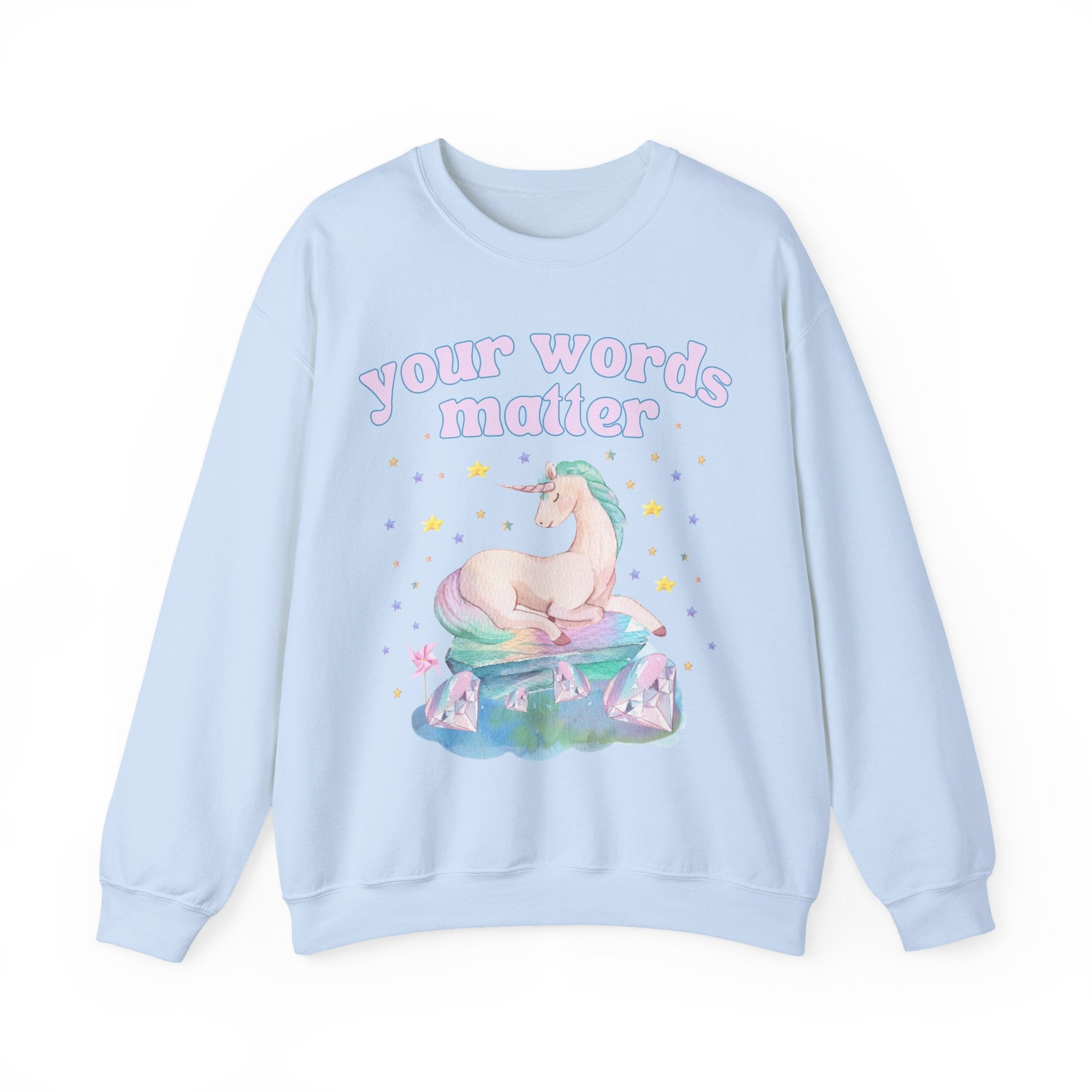 Speech Therapist Gift with Whimsical Unicorn: Your Words Matter - Opal and June