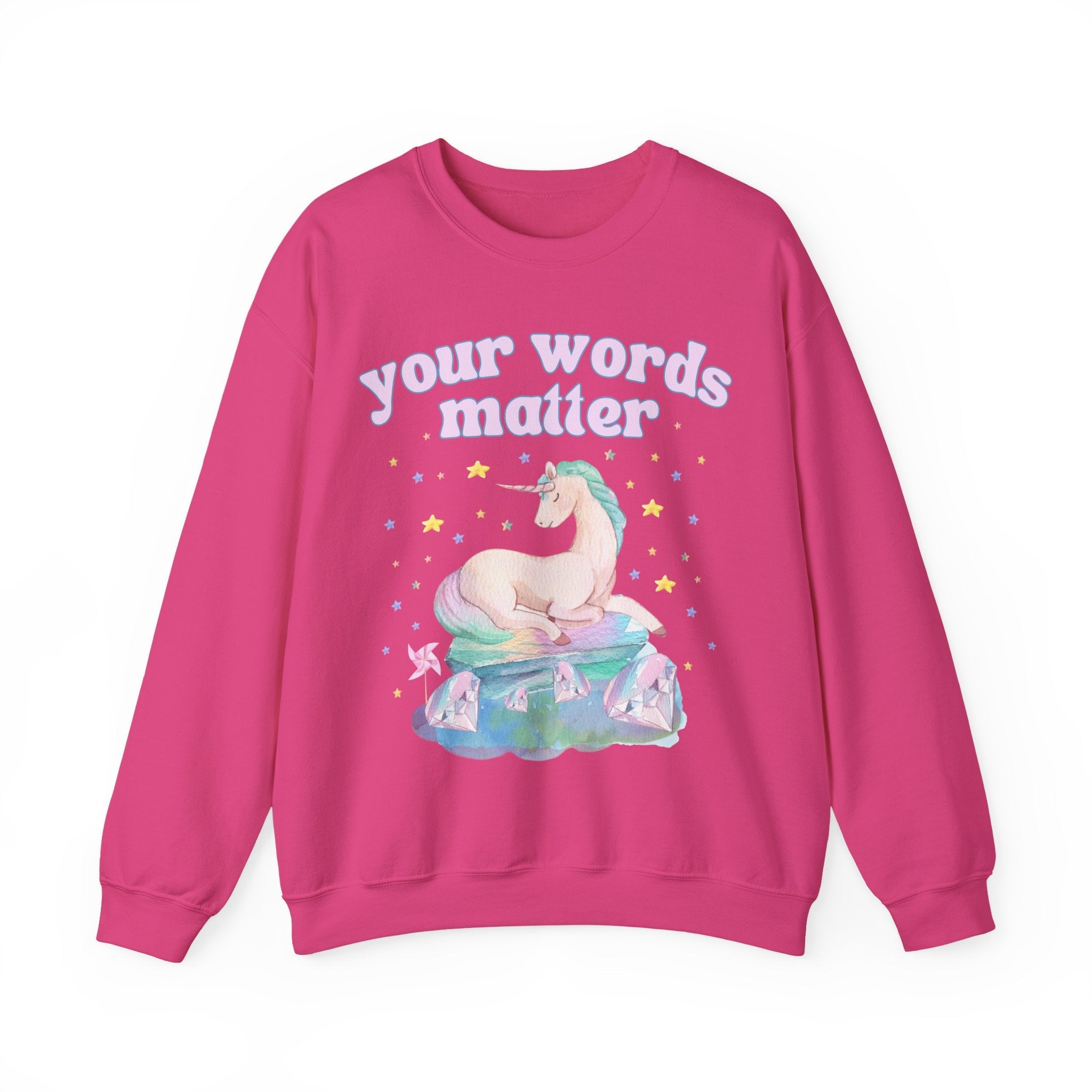 Speech Therapist Gift with Whimsical Unicorn: Your Words Matter - Opal and June