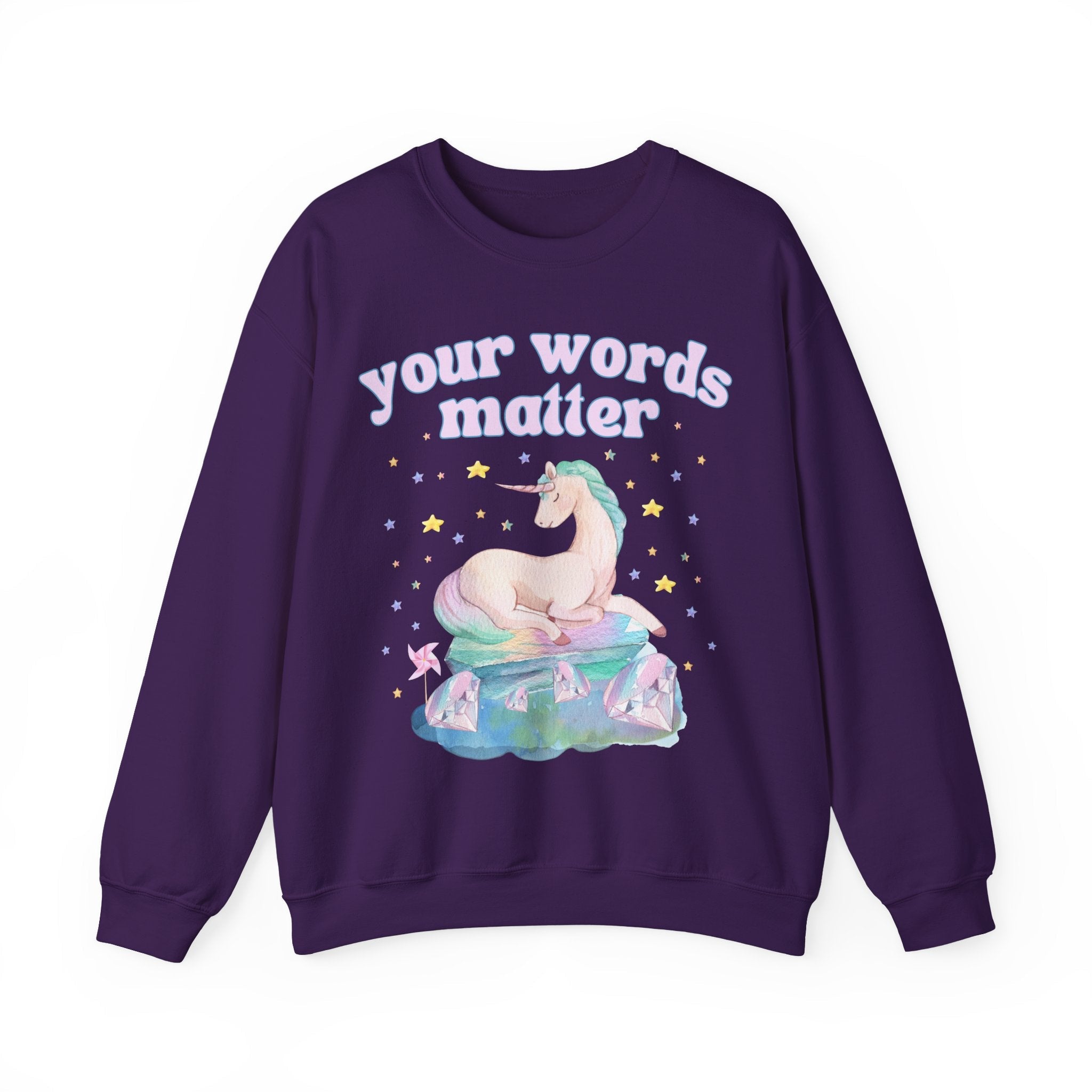 Speech Therapist Gift with Whimsical Unicorn: Your Words Matter - Opal and June