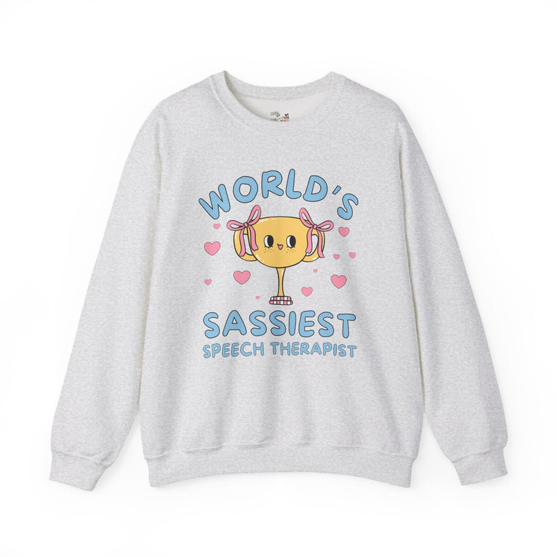 Speech Therapist Sweatshirt, Cute Graduation Gift, Speech Therapy Major, Elementary School Speech Pathologist Present, Teacher Appreciation - Opal and June