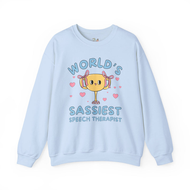 Speech Therapist Sweatshirt, Cute Graduation Gift, Speech Therapy Major, Elementary School Speech Pathologist Present, Teacher Appreciation - Opal and June