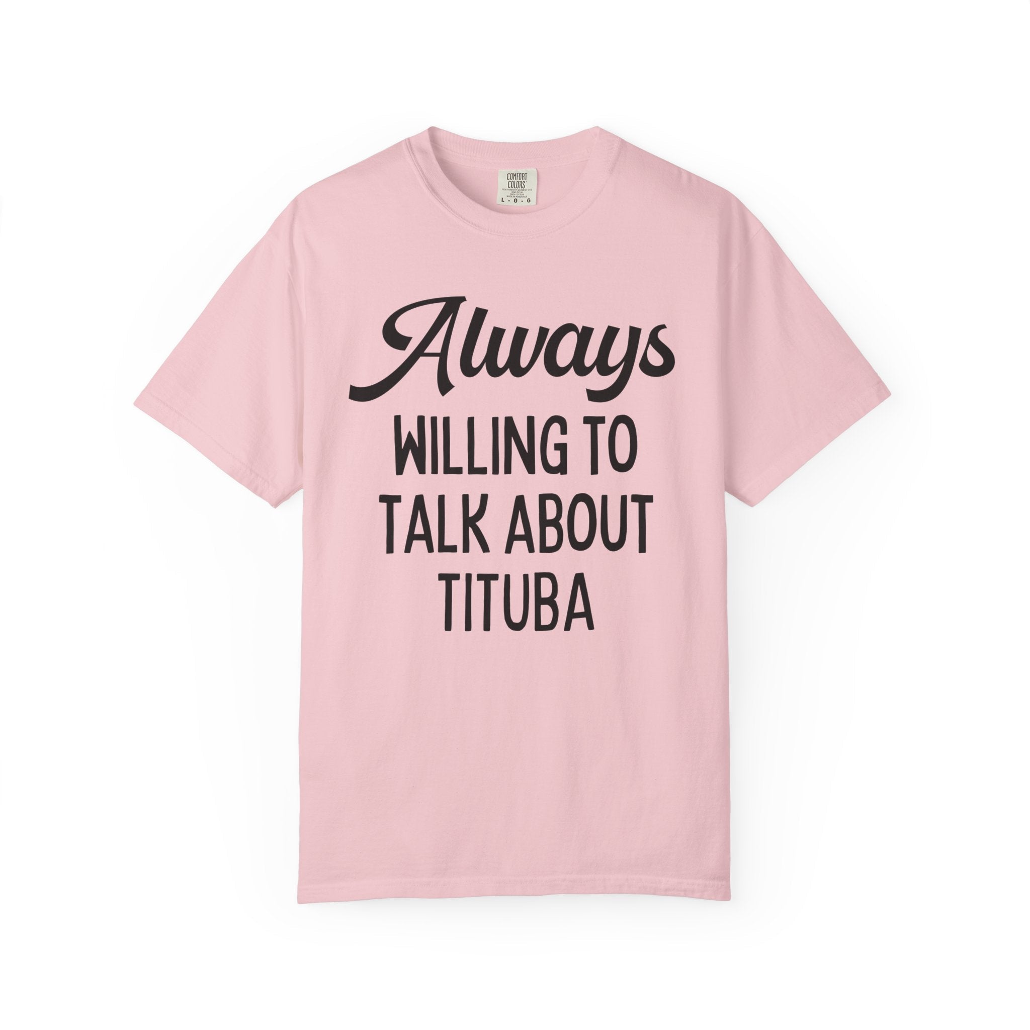 Spooky American History Tee Shirt: Always Willing to Talk About Tituba | Massachusetts History Tee Shirt, Salem Witch Trials History Shirt - Opal and June