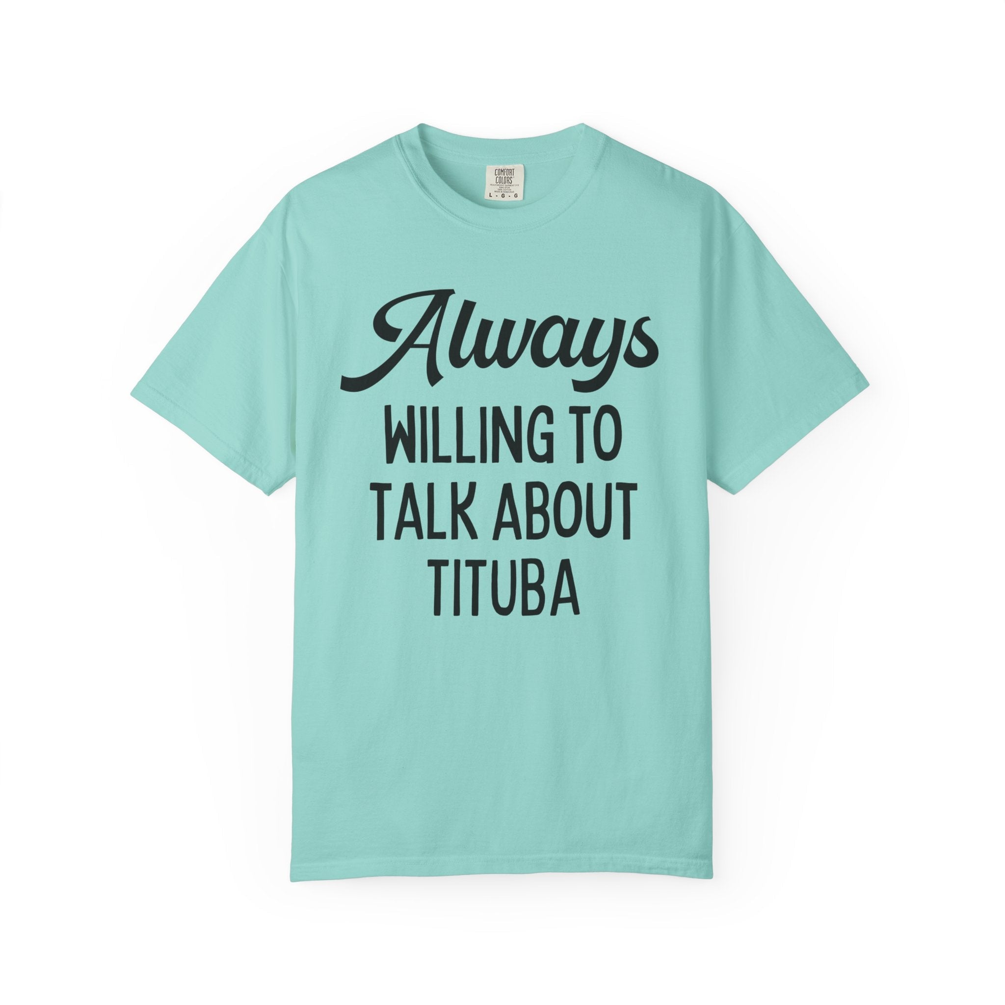 Spooky American History Tee Shirt: Always Willing to Talk About Tituba | Massachusetts History Tee Shirt, Salem Witch Trials History Shirt - Opal and June
