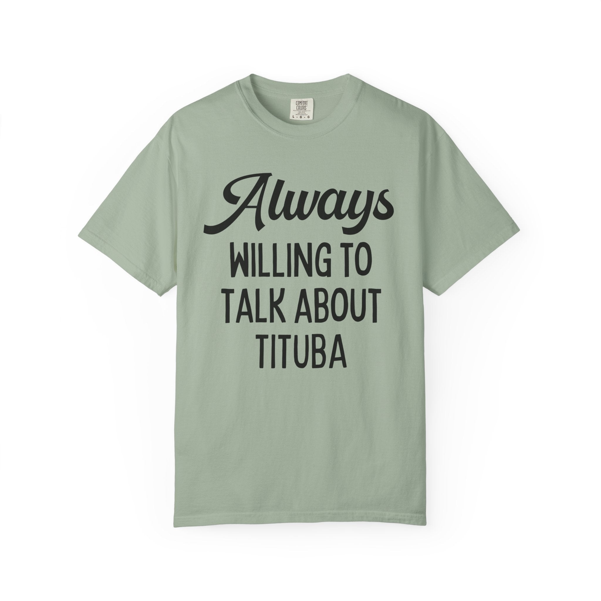 Spooky American History Tee Shirt: Always Willing to Talk About Tituba | Massachusetts History Tee Shirt, Salem Witch Trials History Shirt - Opal and June