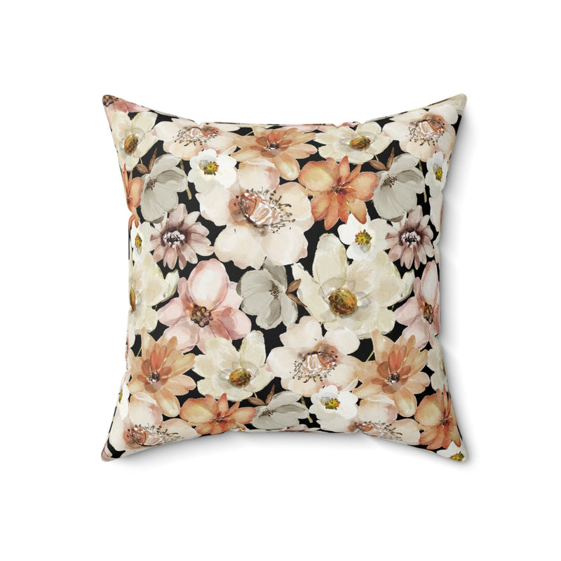 Spooky Halloween Cat Pillow for Fall with Kittens and Flowers: Creep It Real - Opal and June