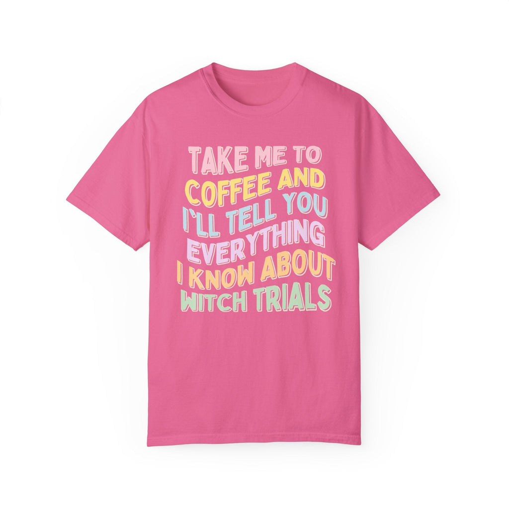 Spooky History Tee: Coffee and Witches - Opal and June