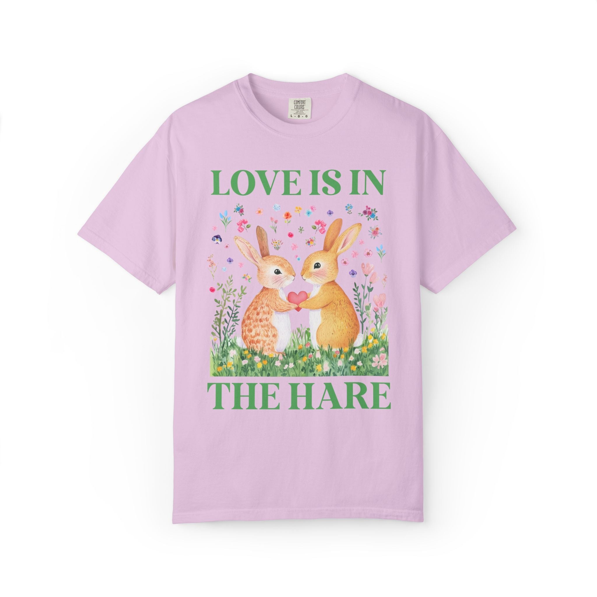 Spring Bachelorette Matching Tee Shirt with Bunnies: Getting Married, Love is in the Hare Silly Animal Lover Tee, Newly Engaged Bride Gift - Opal and June