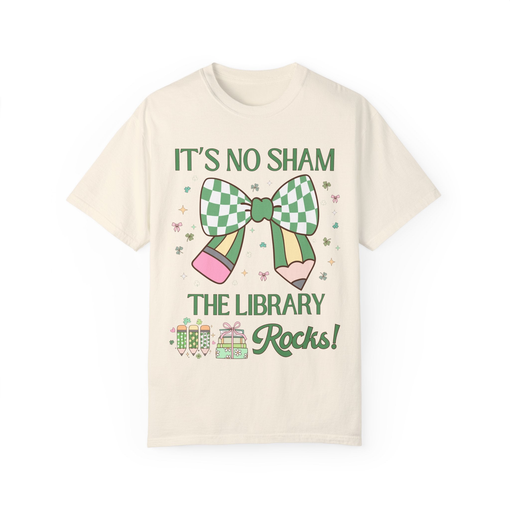 St Patricks Day Librarian Tee Shirt - Opal and June