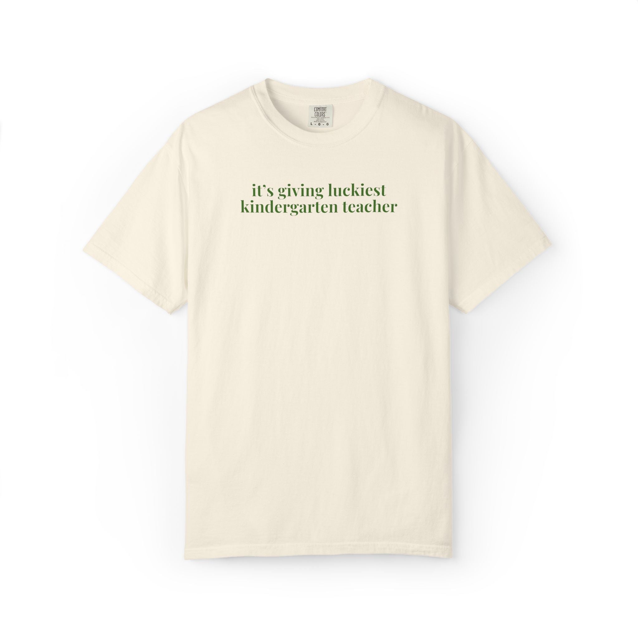 St. Patrick's Day Matching Teacher T-Shirt: Funny and Cute High School or Elementary School Teacher Tee for March, Silly Gen Z Aesthetic - Opal and June