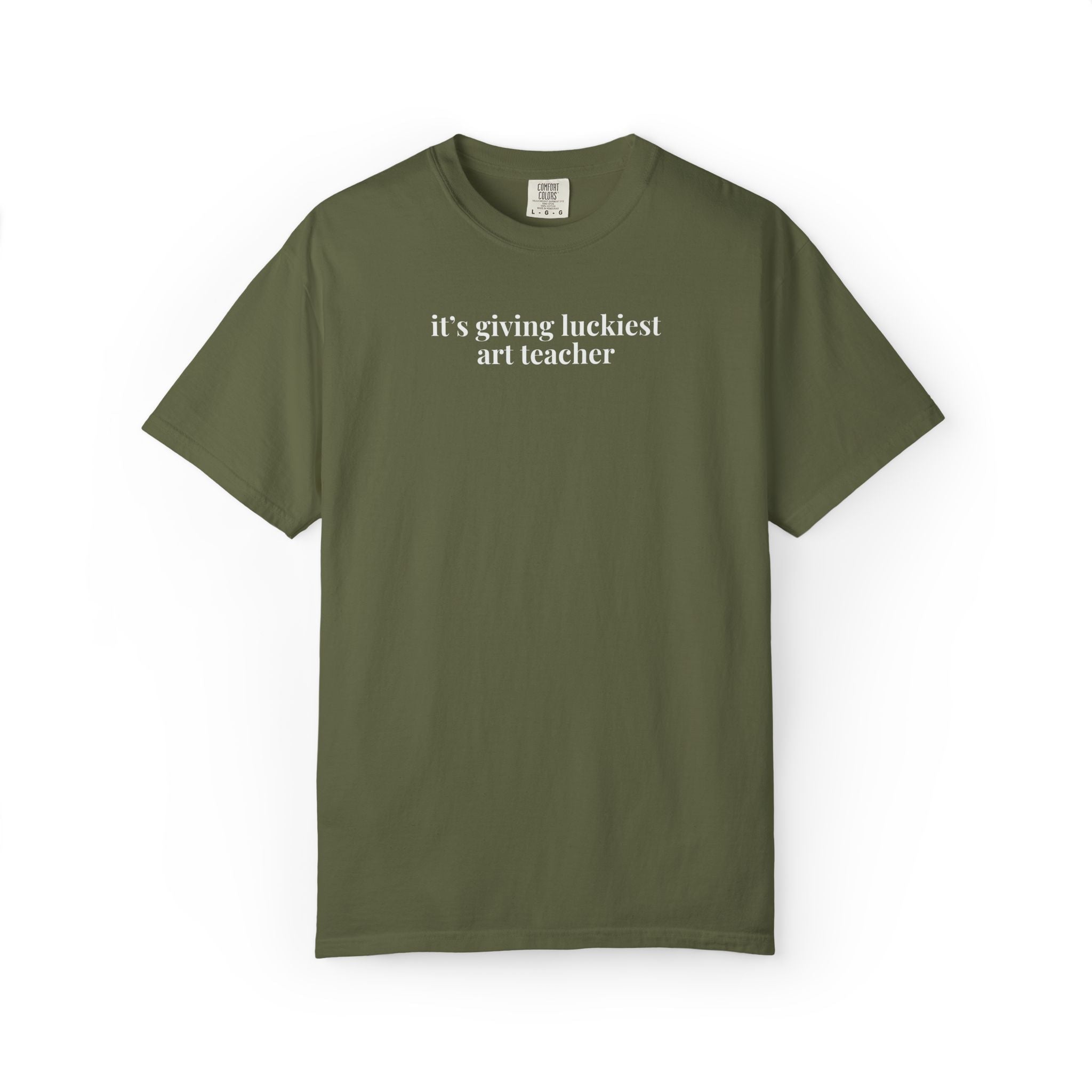 St. Patrick's Day Matching Teacher T-Shirt: Funny and Cute High School or Elementary School Teacher Tee for March, Silly Gen Z Aesthetic - Opal and June
