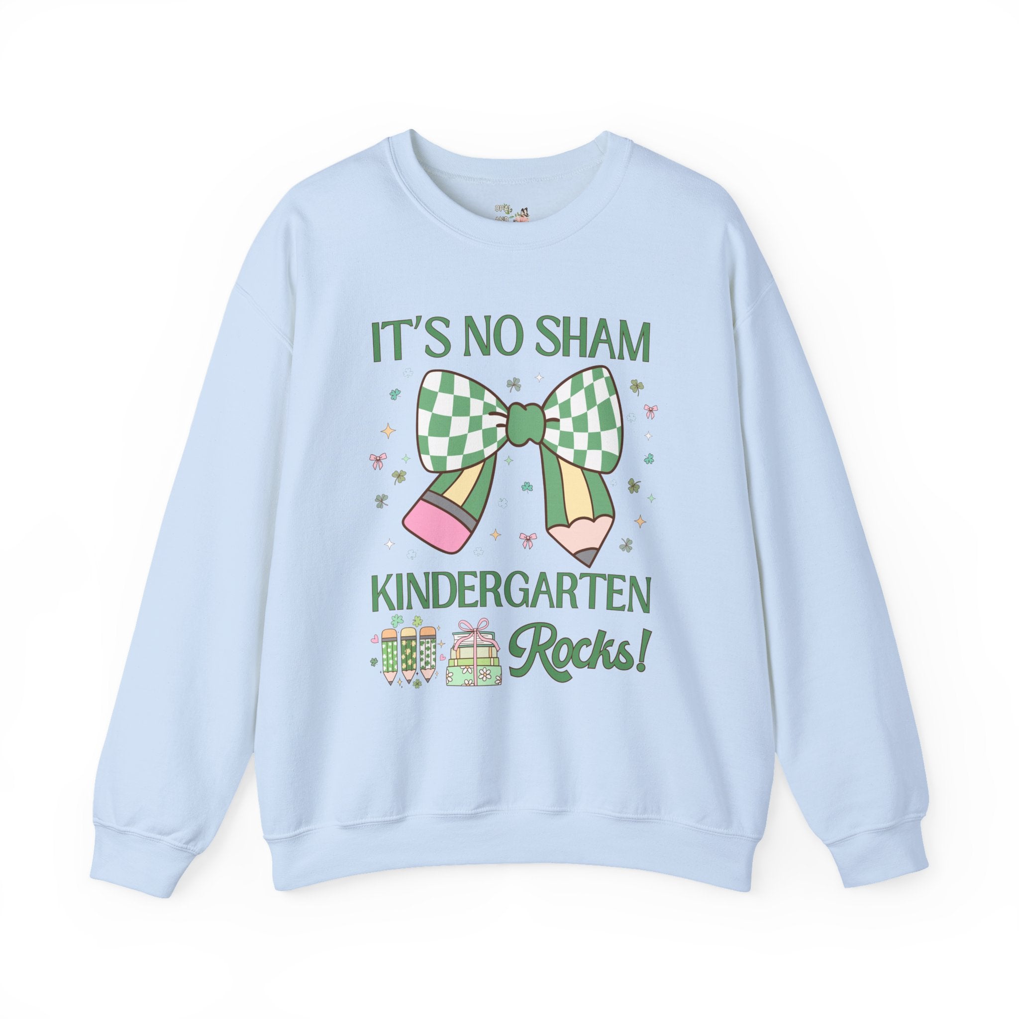 St Patricks Day Teacher Sweatshirt: Kindergarten Rocks, Funny Saying Teaching Assistant Shirt, Kindergarten Assistant, Elementary Education - Opal and June