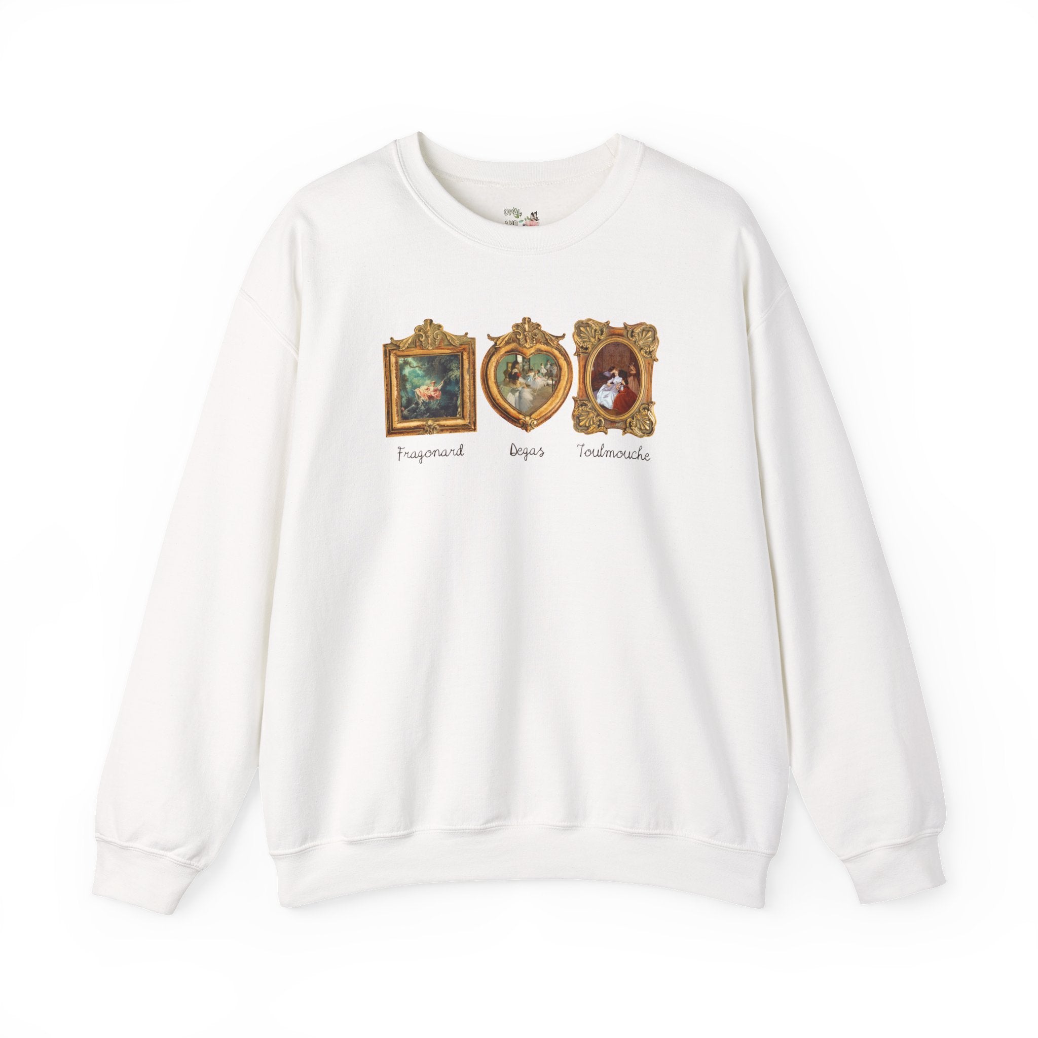 Subtle Democratic Sweatshirt, Art History Lover or Humanites Major: Fragonard The Swing, Edgar Degas, Auguste Toulmouche, Famous Paintings - Opal and June