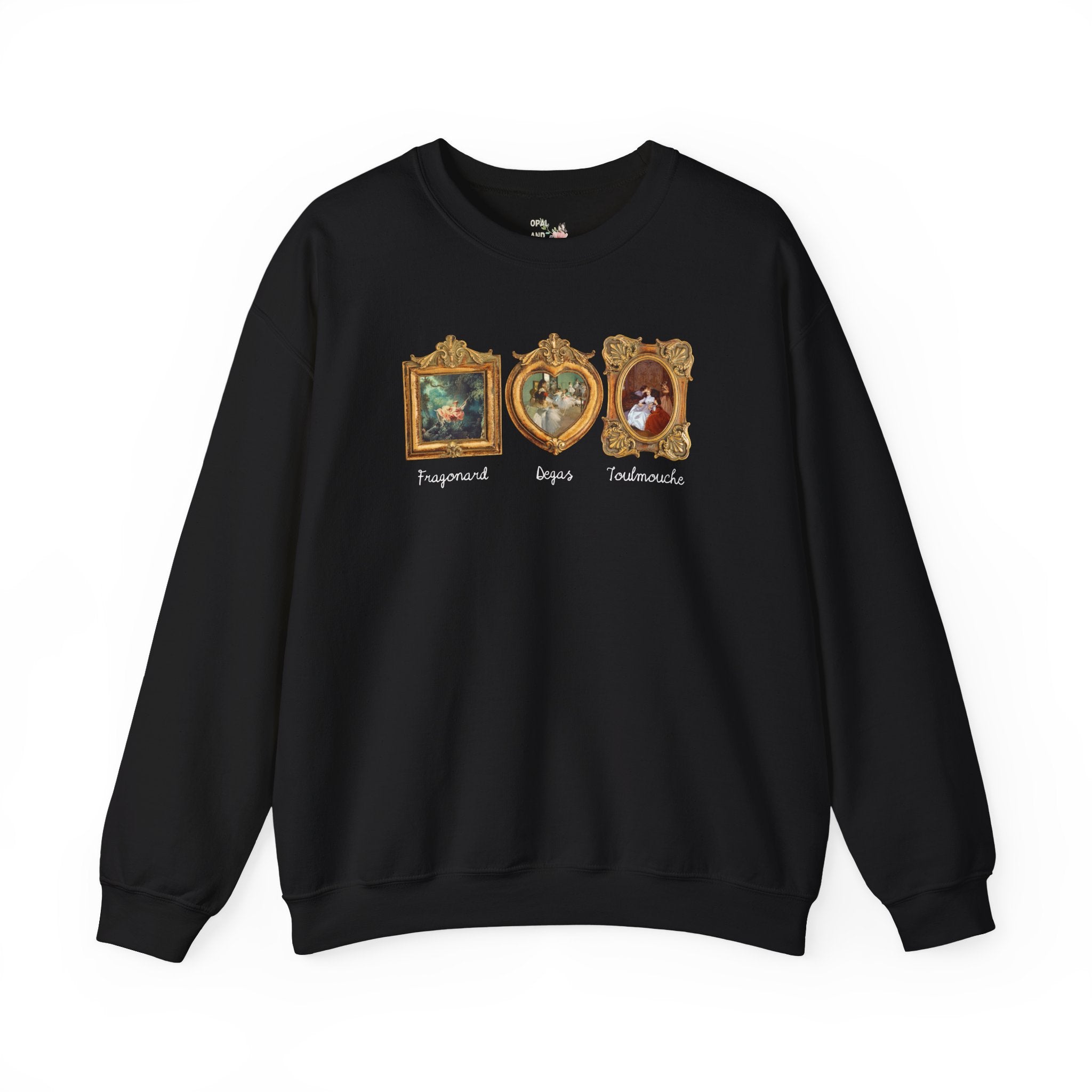 Subtle Democratic Sweatshirt, Art History Lover or Humanites Major: Fragonard The Swing, Edgar Degas, Auguste Toulmouche, Famous Paintings - Opal and June