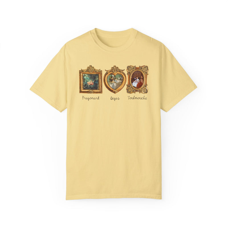 Subtle Democratic Tee Shirt for Art History Lover or Humanites Major: Fragonard The Swing, Edgar Degas, Auguste Toulmouche, Famous Paintings - Opal and June