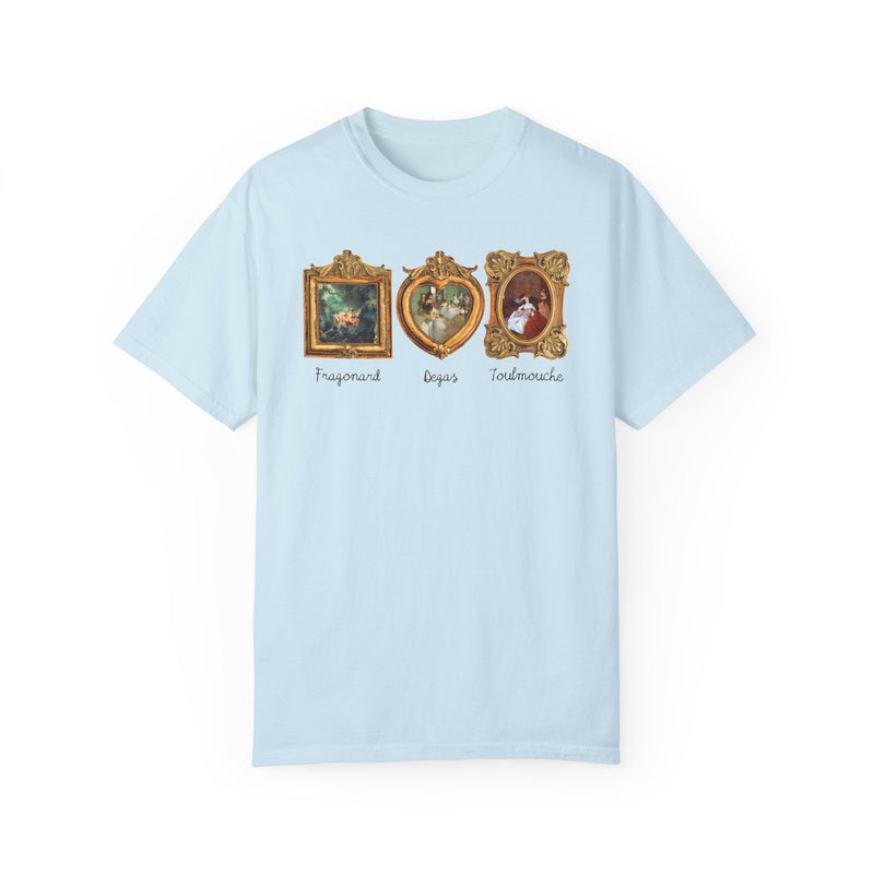 Subtle Democratic Tee Shirt for Art History Lover or Humanites Major: Fragonard The Swing, Edgar Degas, Auguste Toulmouche, Famous Paintings - Opal and June