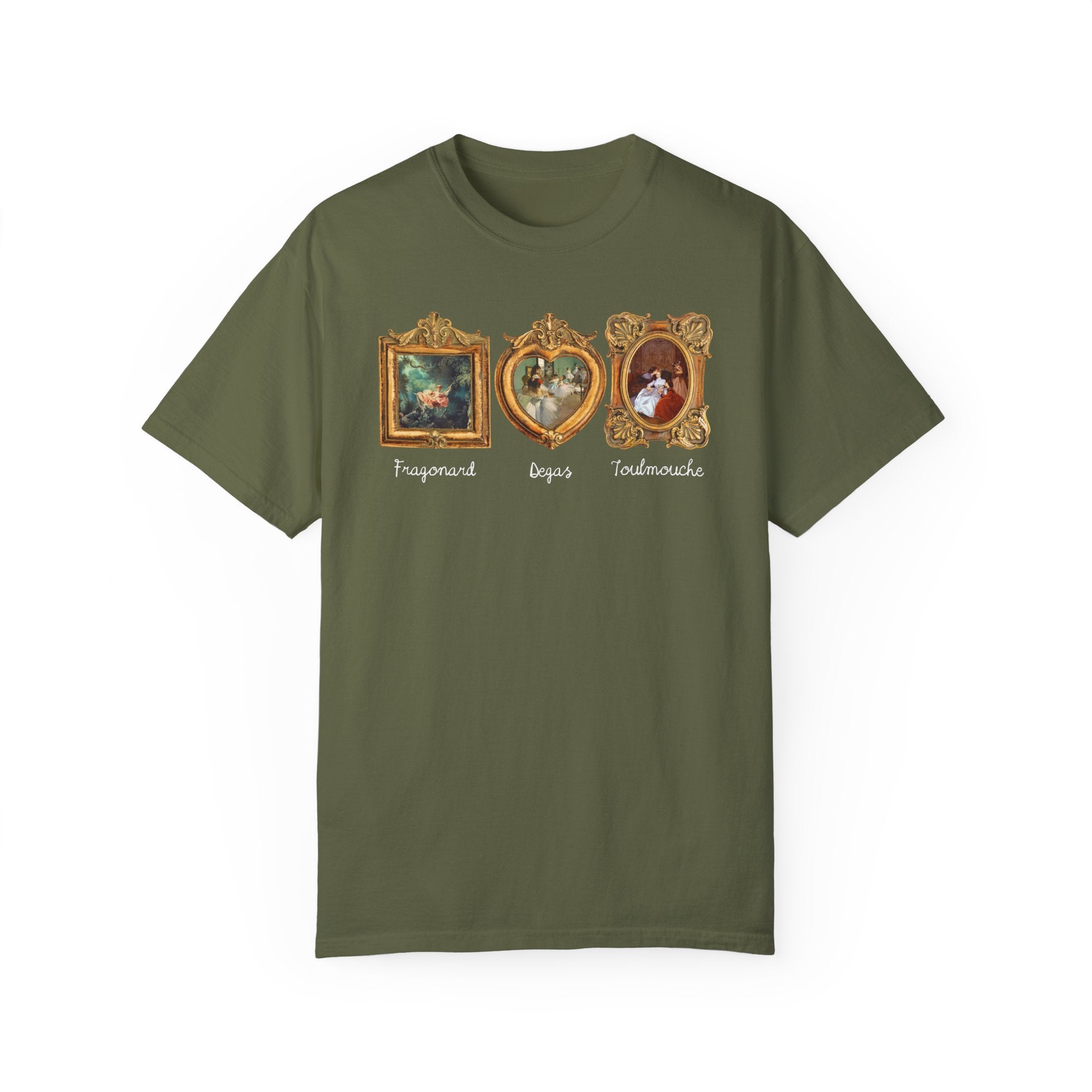 Subtle Democratic Tee Shirt for Art History Lover or Humanites Major: Fragonard The Swing, Edgar Degas, Auguste Toulmouche, Famous Paintings - Opal and June