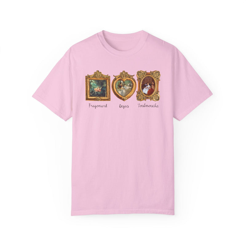 Subtle Democratic Tee Shirt for Art History Lover or Humanites Major: Fragonard The Swing, Edgar Degas, Auguste Toulmouche, Famous Paintings - Opal and June