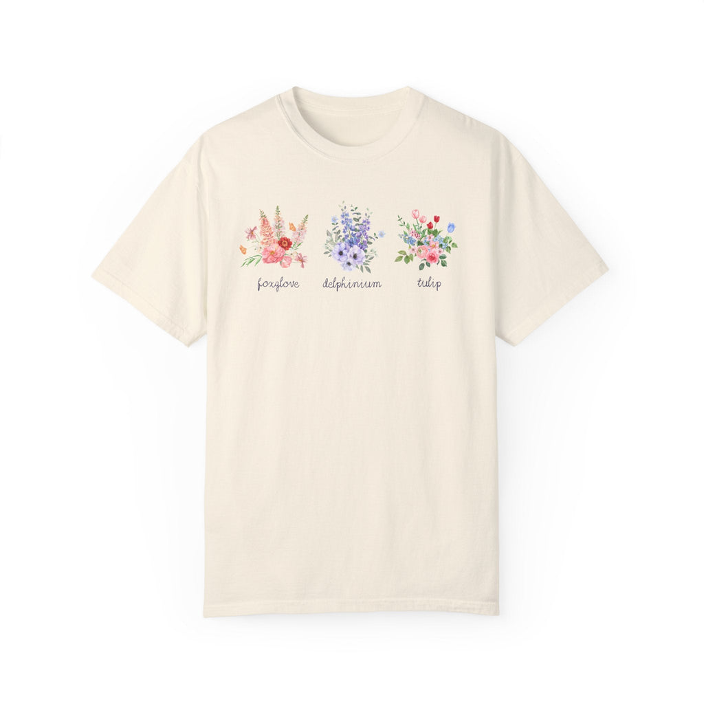 Subtle Democratic Tee Shirt for Gardener or Friend Who Loves Flowers, Cozy Goblincore T-Shirt for Feminist or Leftist, Vintage Botanical Tee - Opal and June