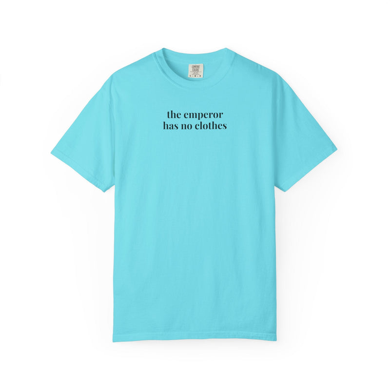 Subtle Democratic Tee Shirt for Leftist: The Emperor Has No Clothes, Bookish Social Justice T-Shirt for Feminist or Political Scientist - Opal and June