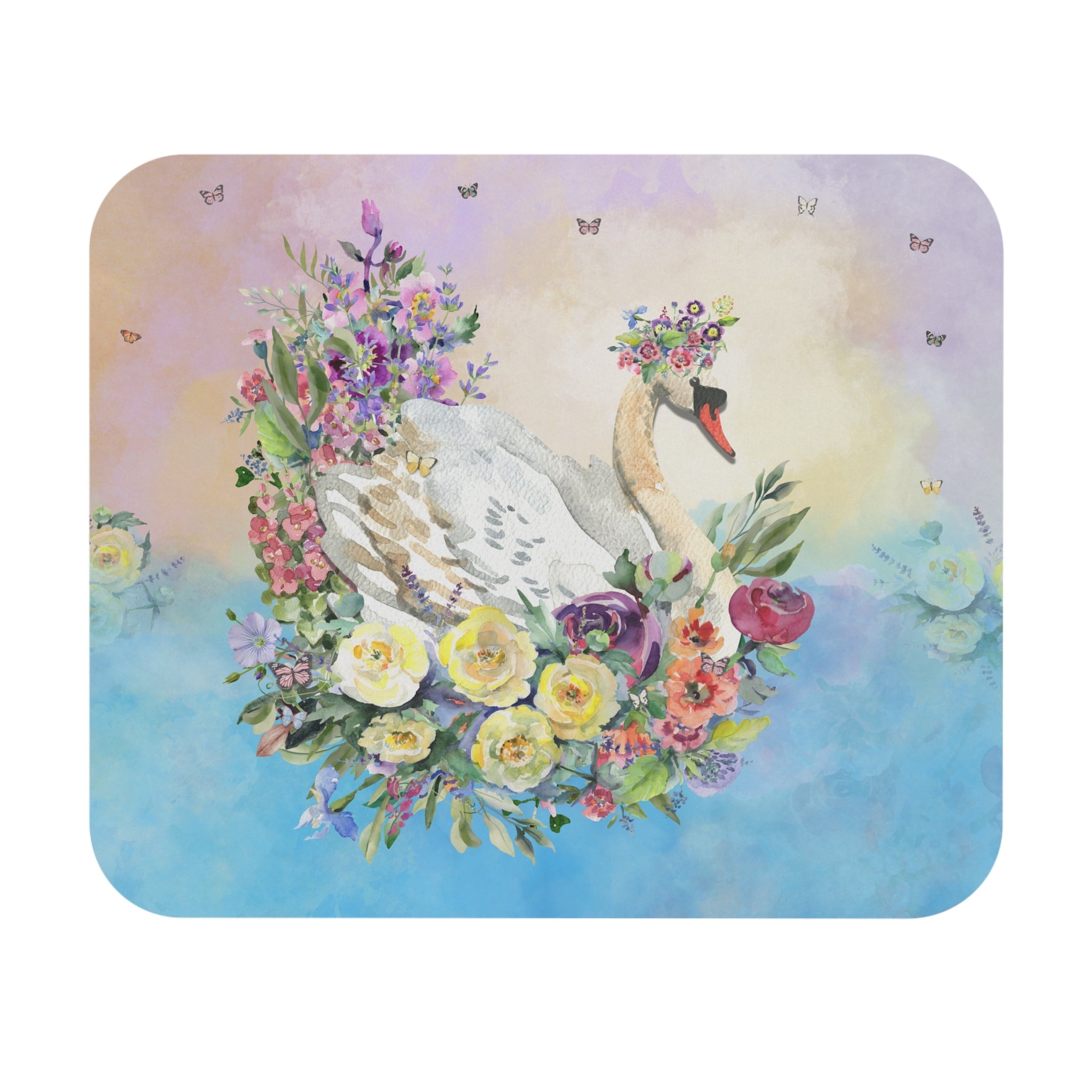 Swan at Sunset - Opal and June