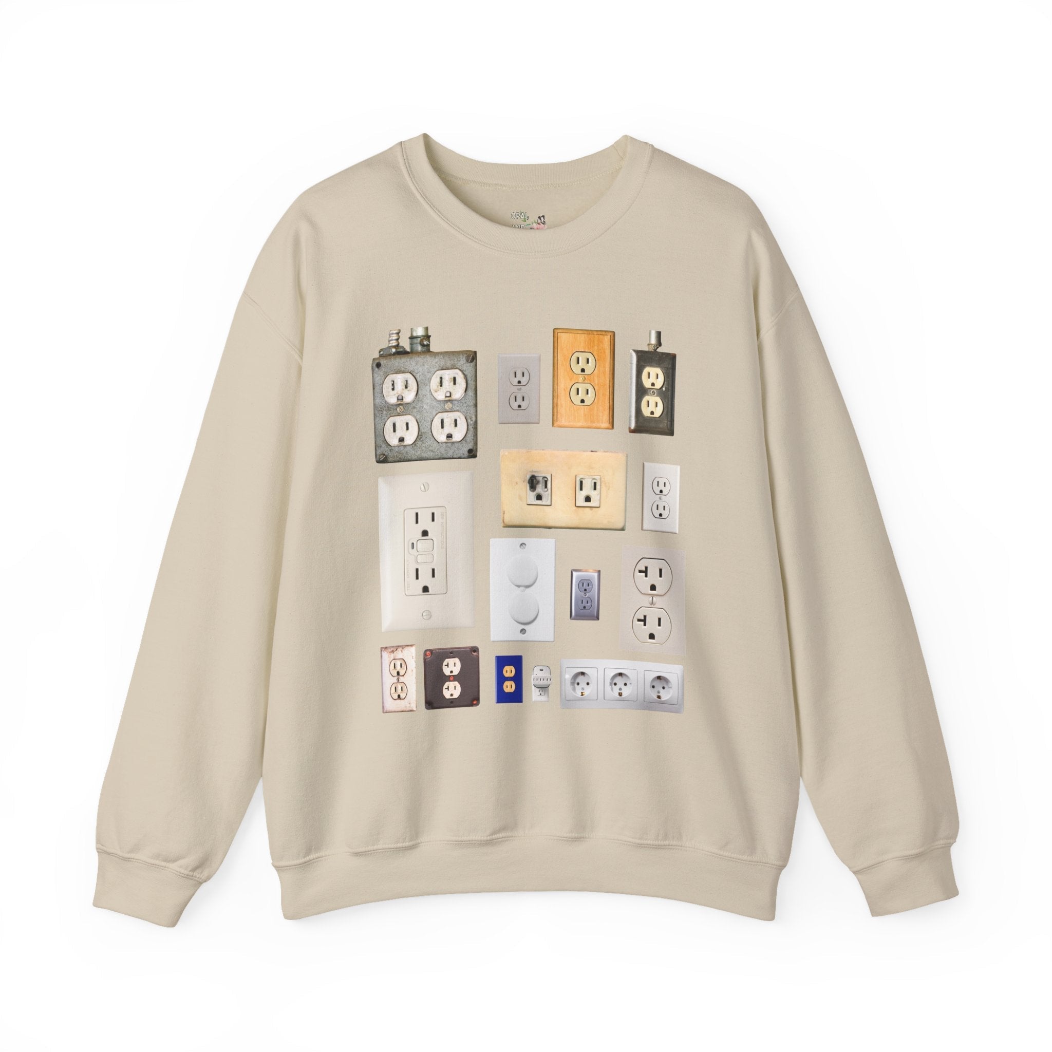 Sweatshirt with Electrical Outlets - Opal and June