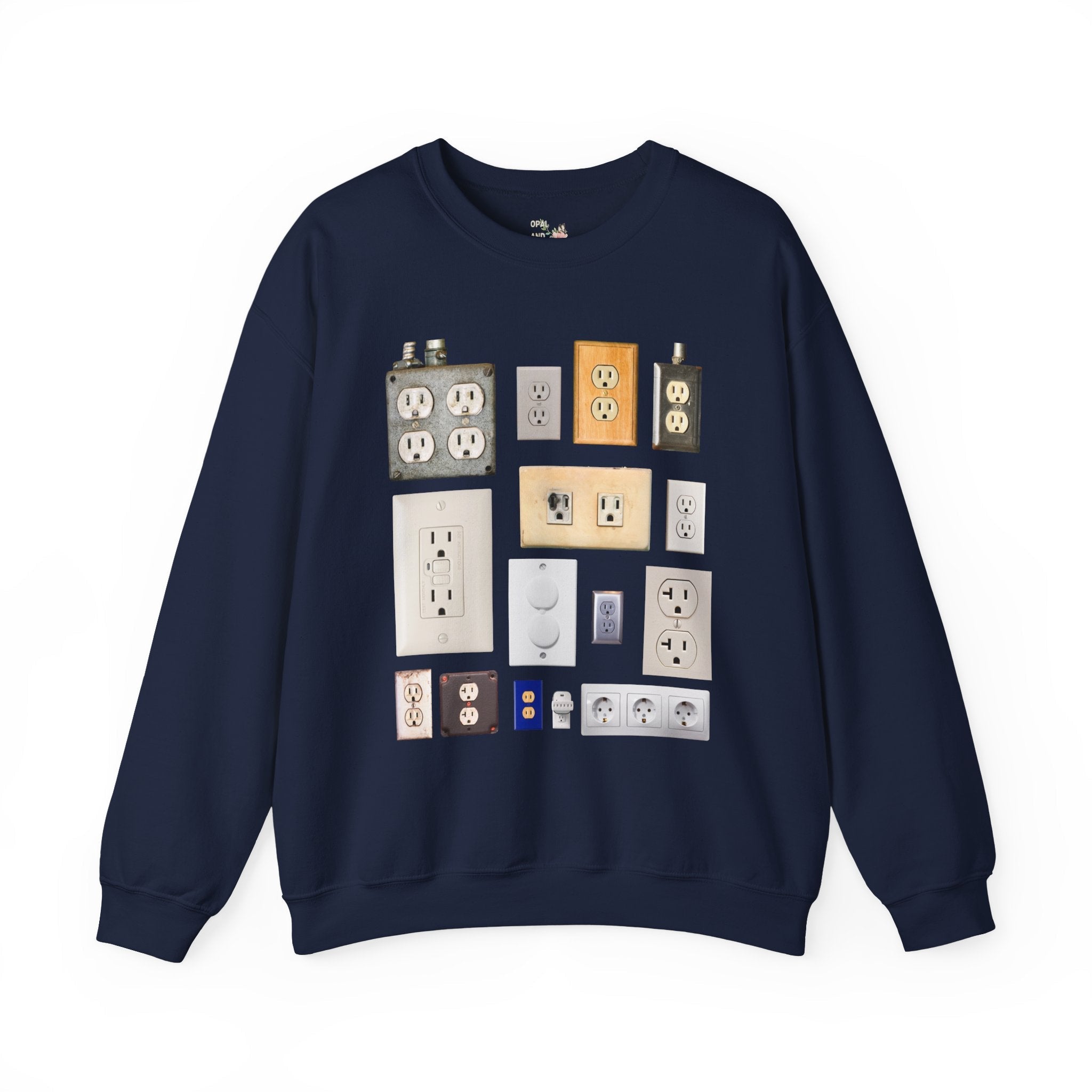 Sweatshirt with Electrical Outlets - Opal and June