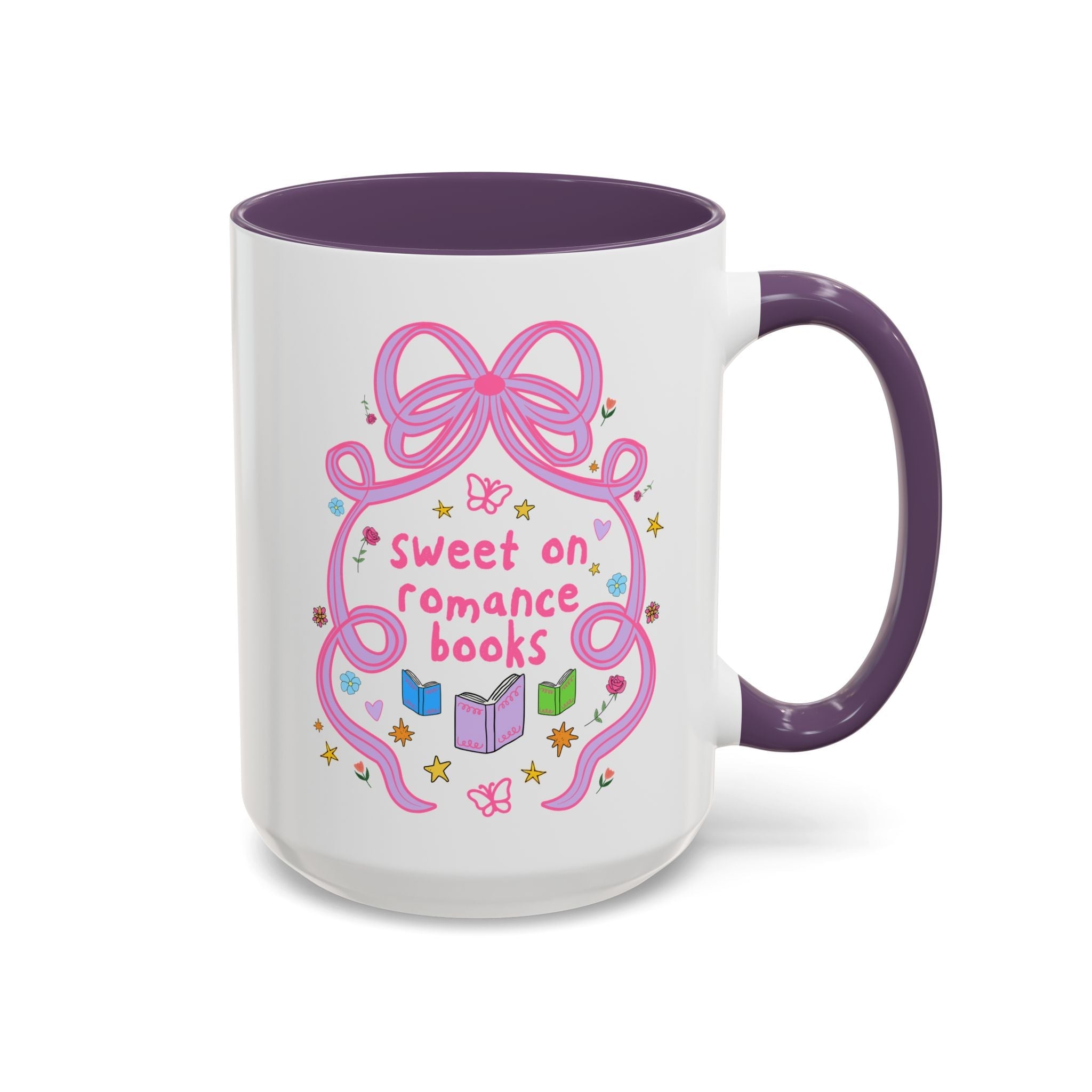 Sweet on Romance Books Bookish Coffee Mug - Opal and June