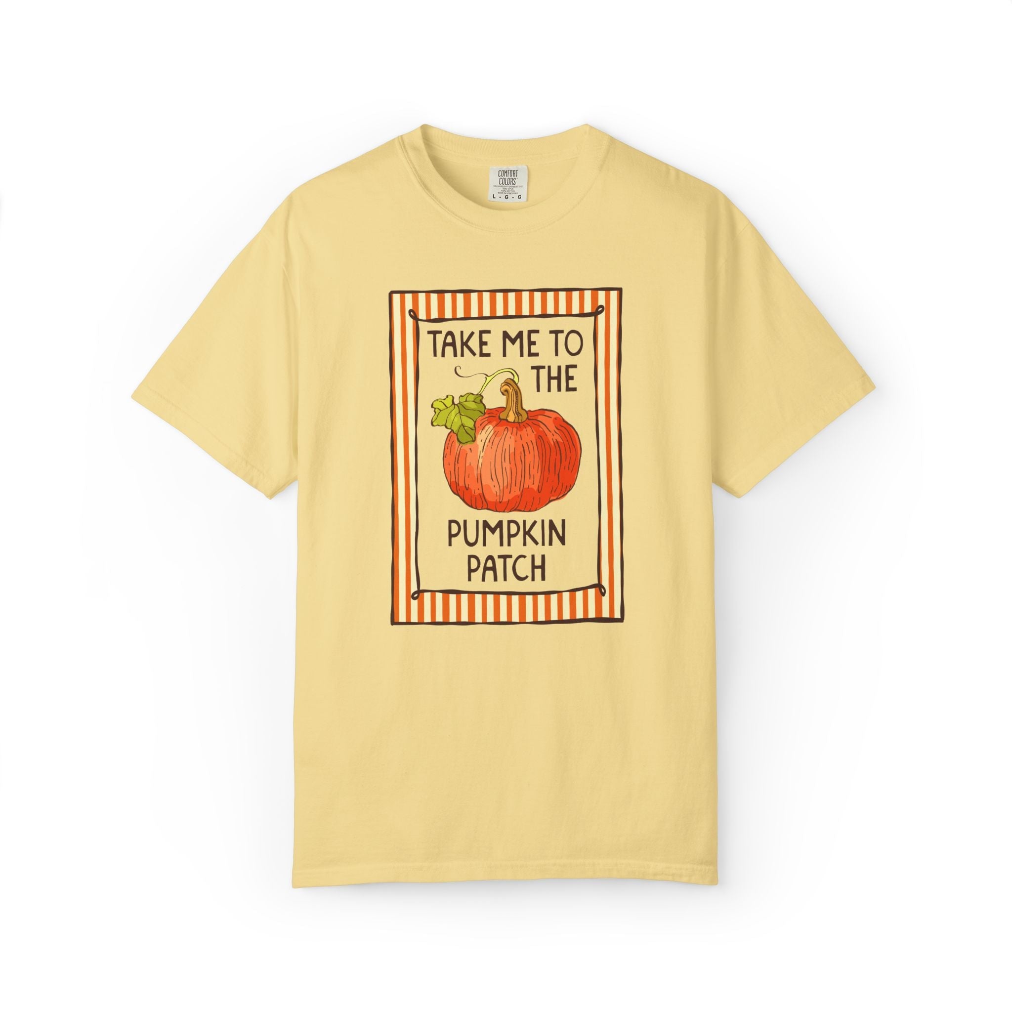 Take Me to the Pumpkin Patch: Halloween Teacher Tee Shirt for Friend Who Loves Pumpkins, Cute Matching Halloween Tee for Parents or Teacher - Opal and June