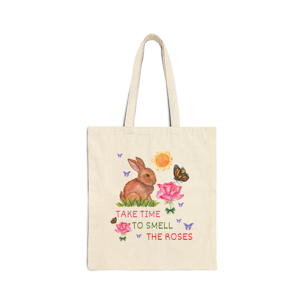 Take Time To Smell The Roses Tote Bag - Opal and June