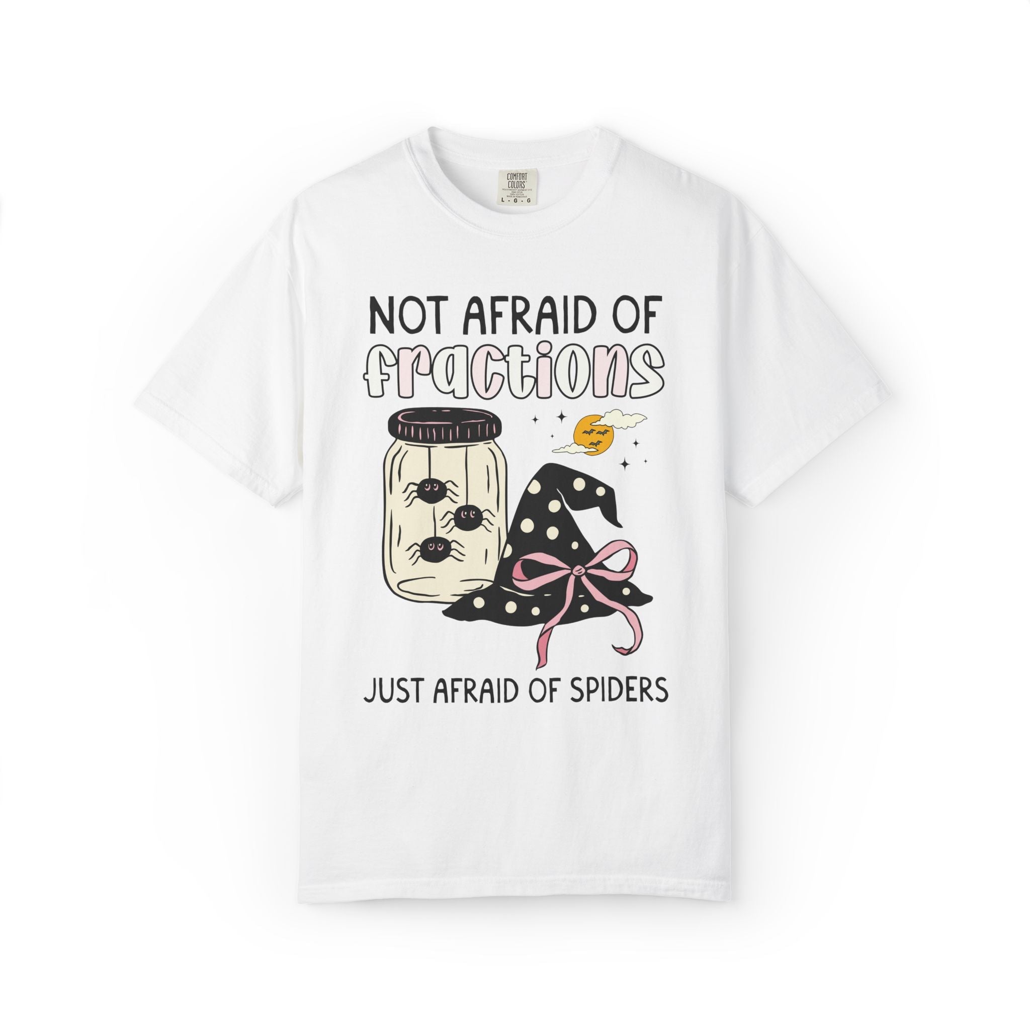 Teacher Halloween Grade Level T-Shirt: Just Afraid of Spiders - Opal and June