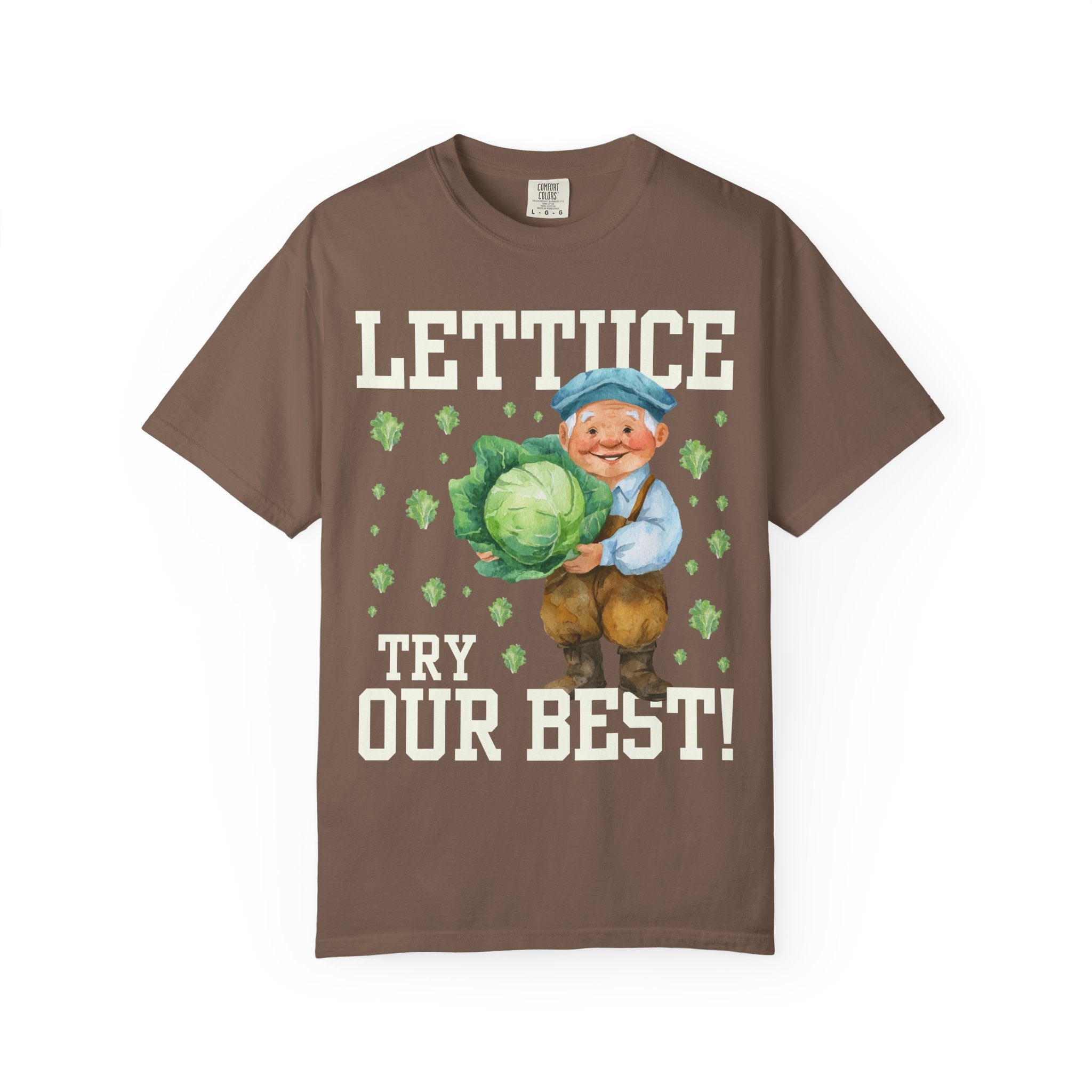 Teacher Testing Day Tee Shirt for Elementary School Teacher or High School Math Teacher: Lettuce Try Our Best! | Funny 90s Aesthetic Tee - Opal and June