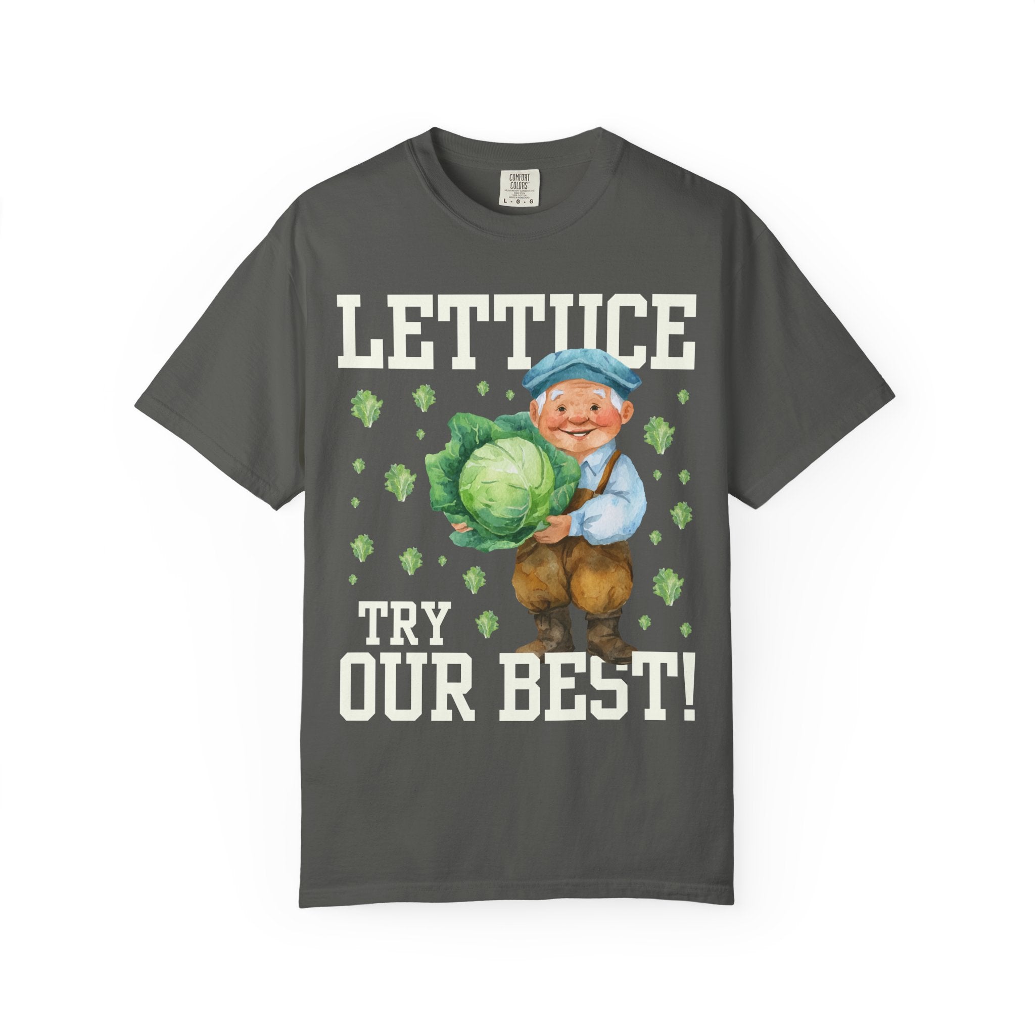 Teacher Testing Day Tee Shirt for Elementary School Teacher or High School Math Teacher: Lettuce Try Our Best! | Funny 90s Aesthetic Tee - Opal and June