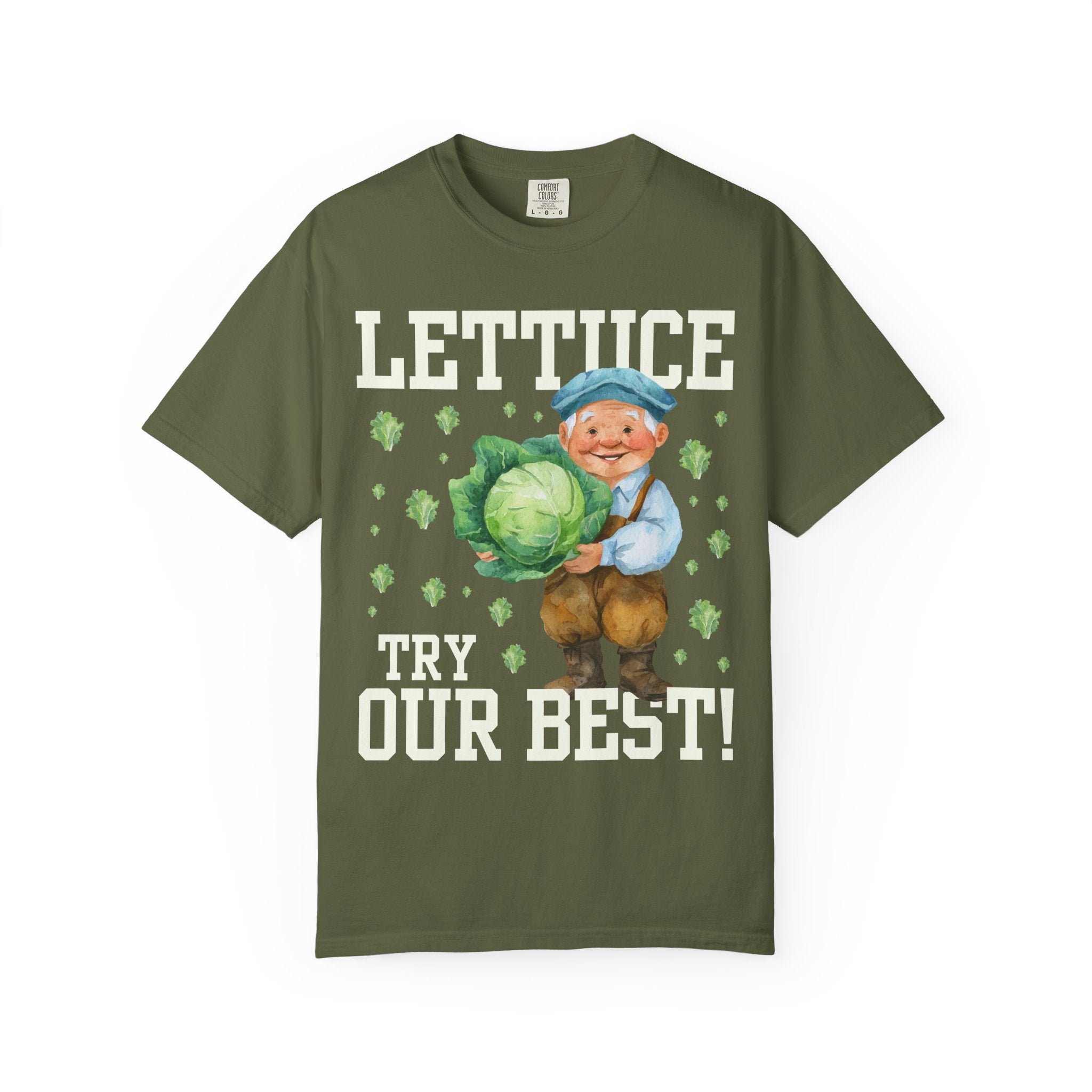 Teacher Testing Day Tee Shirt for Elementary School Teacher or High School Math Teacher: Lettuce Try Our Best! | Funny 90s Aesthetic Tee - Opal and June