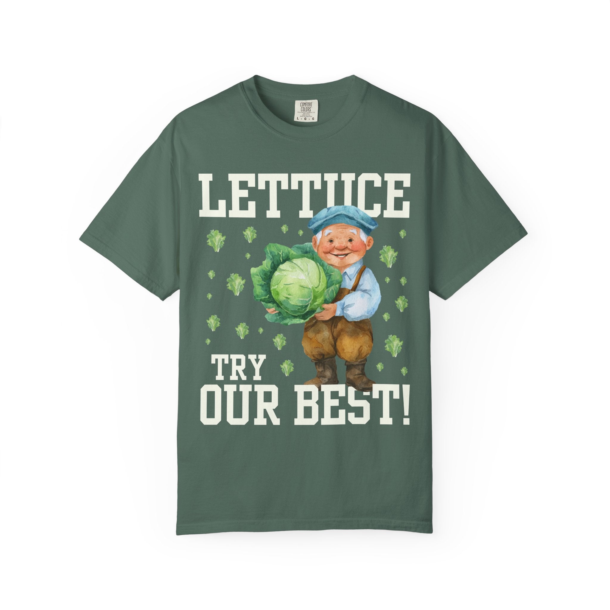 Teacher Testing Day Tee Shirt for Elementary School Teacher or High School Math Teacher: Lettuce Try Our Best! | Funny 90s Aesthetic Tee - Opal and June