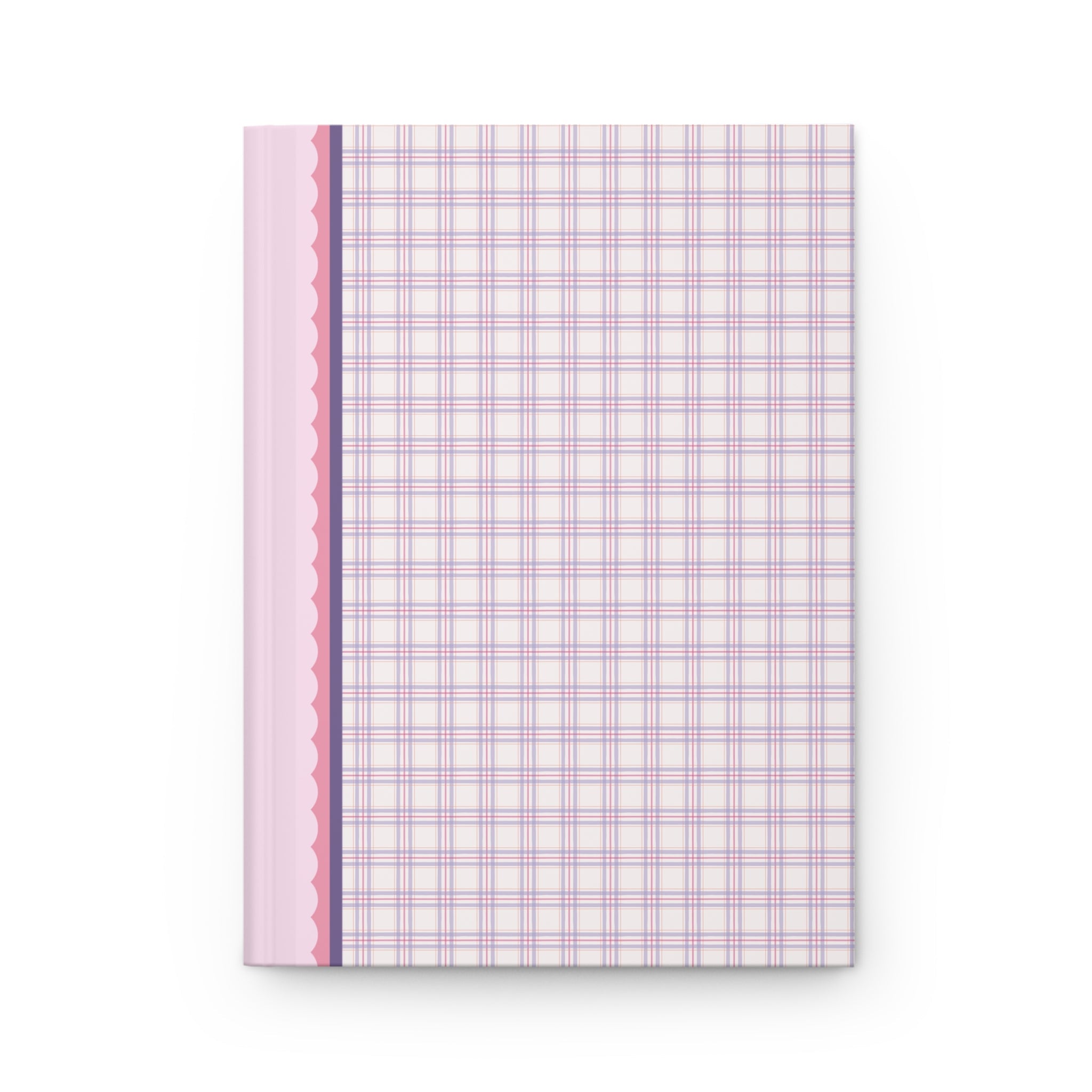 Text Me Later if You Want to Talk About Cults: Pretty Cottagecore Plaid Notebook with Lined Pages, Gift for Friend Who Loves Morbid History - Opal and June