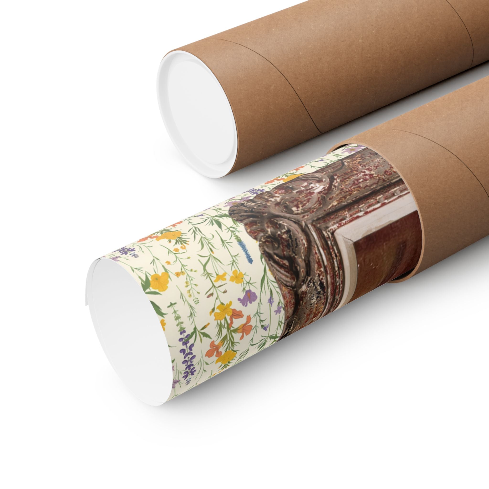 The Bookworm by Carl Spitzweg Poster: There's No Such Thing As Too Many Books, Funny Book Lover Gift Idea for Librarian, Reading Teacher - Opal and June