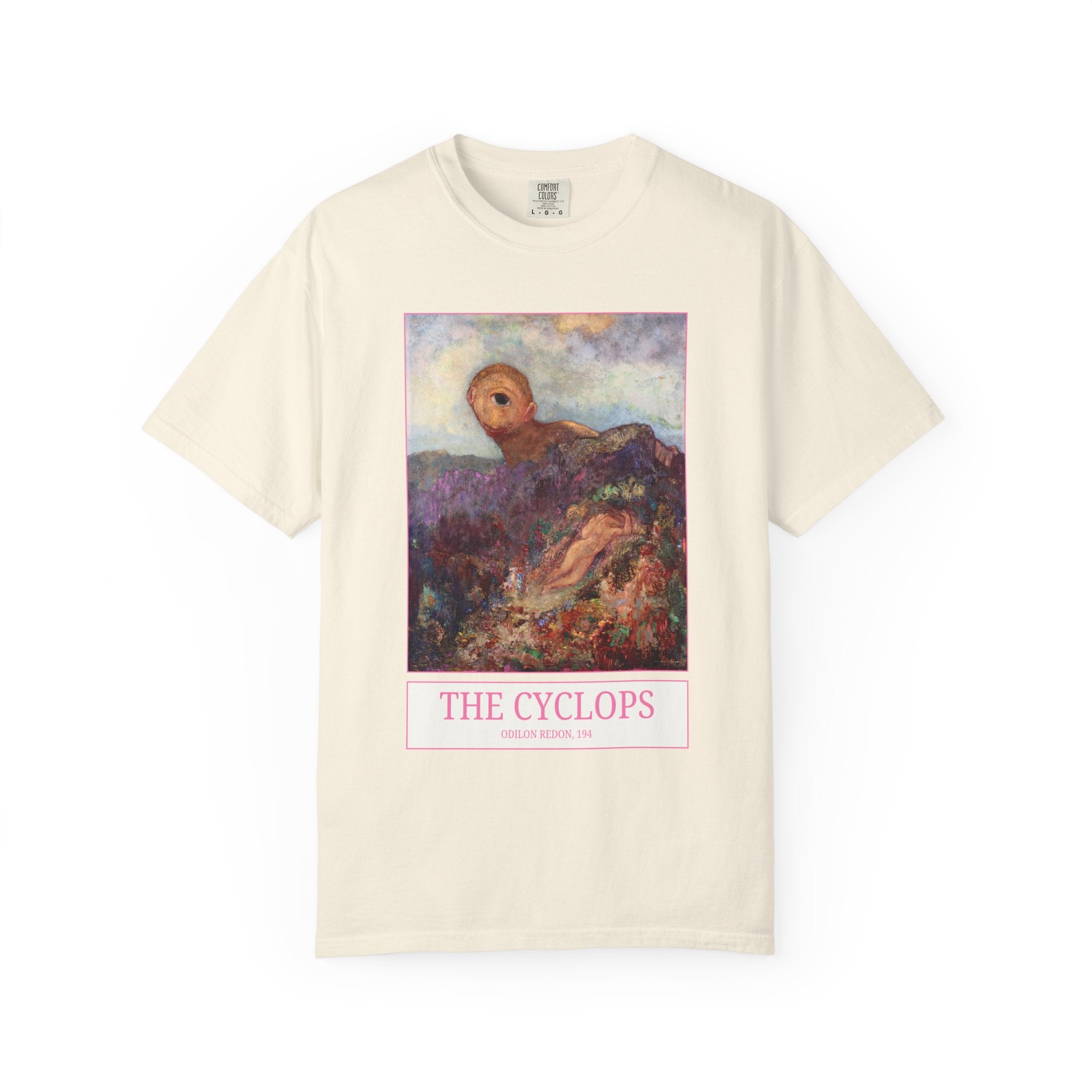 The Cyclops by Odilon Redon, French Art History T-Shirt, Post Impressionist Symbolism Art Movement, Humanities Major Gift, 19th Century Art - Opal and June