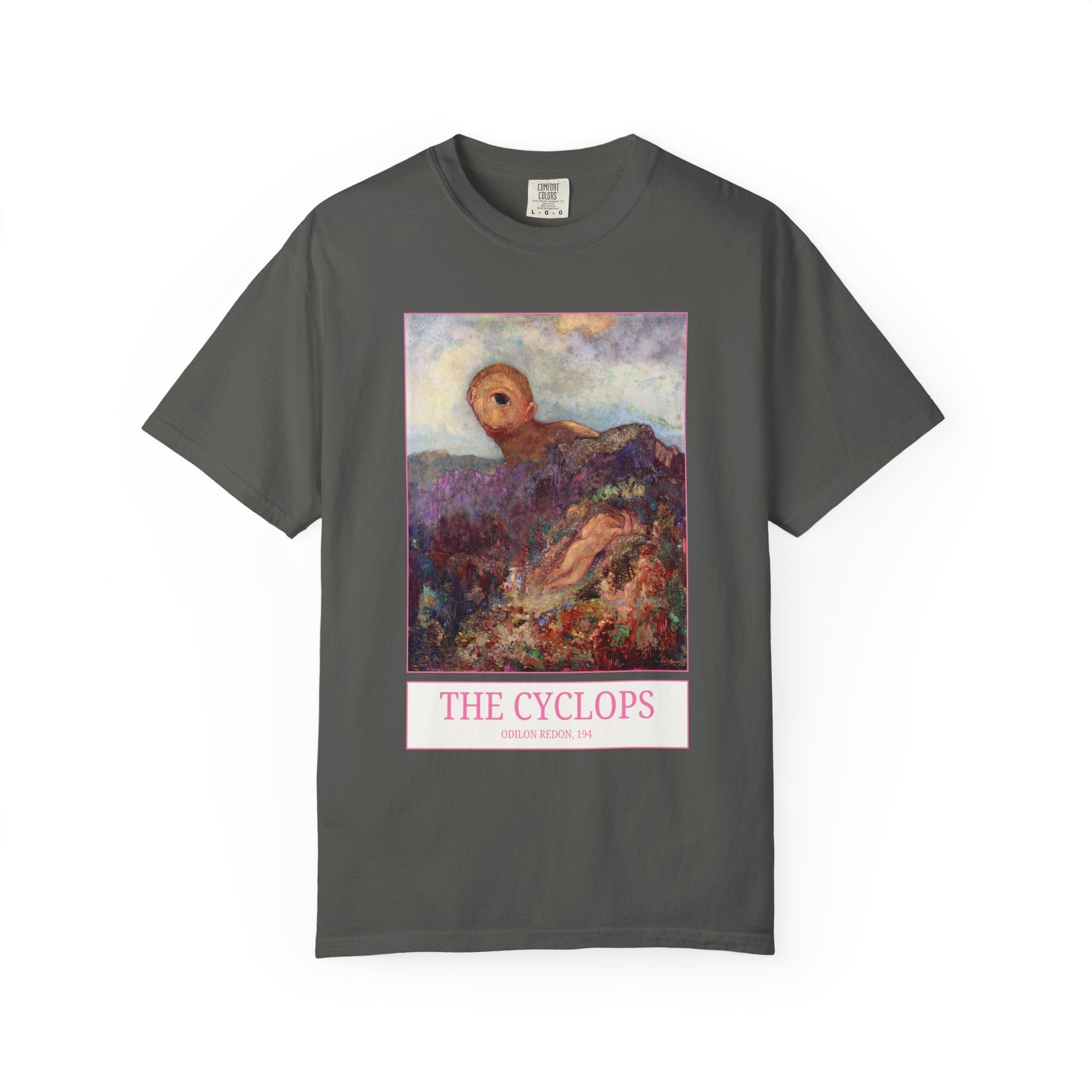 The Cyclops by Odilon Redon, French Art History T-Shirt, Post Impressionist Symbolism Art Movement, Humanities Major Gift, 19th Century Art - Opal and June