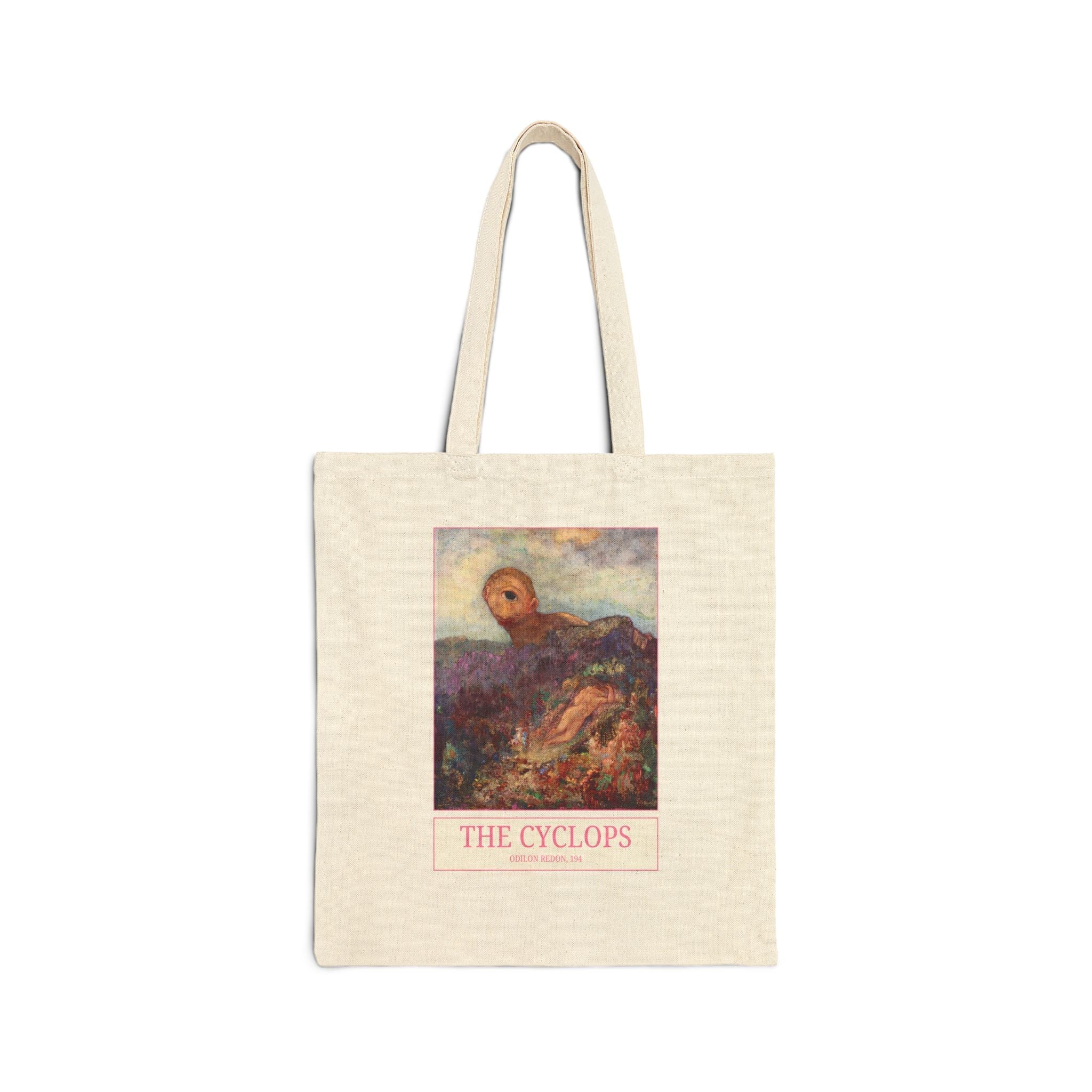 The Cyclops by Odilon Redon, French Art History Tote Bag, Post Impressionist Symbolism Art Movement, Humanities Major Gift, 19th Century Art - Opal and June